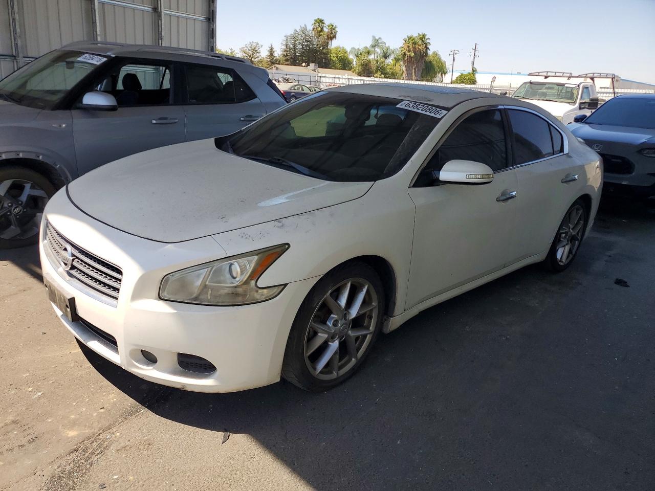 2010 Nissan Maxima 3.5 S White vin: 1N4AA5APXAC821168