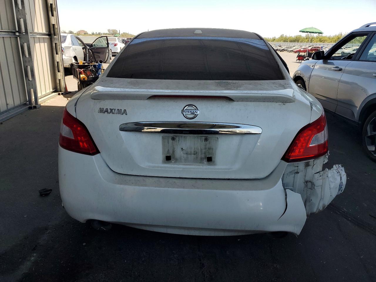2010 Nissan Maxima 3.5 S White vin: 1N4AA5APXAC821168