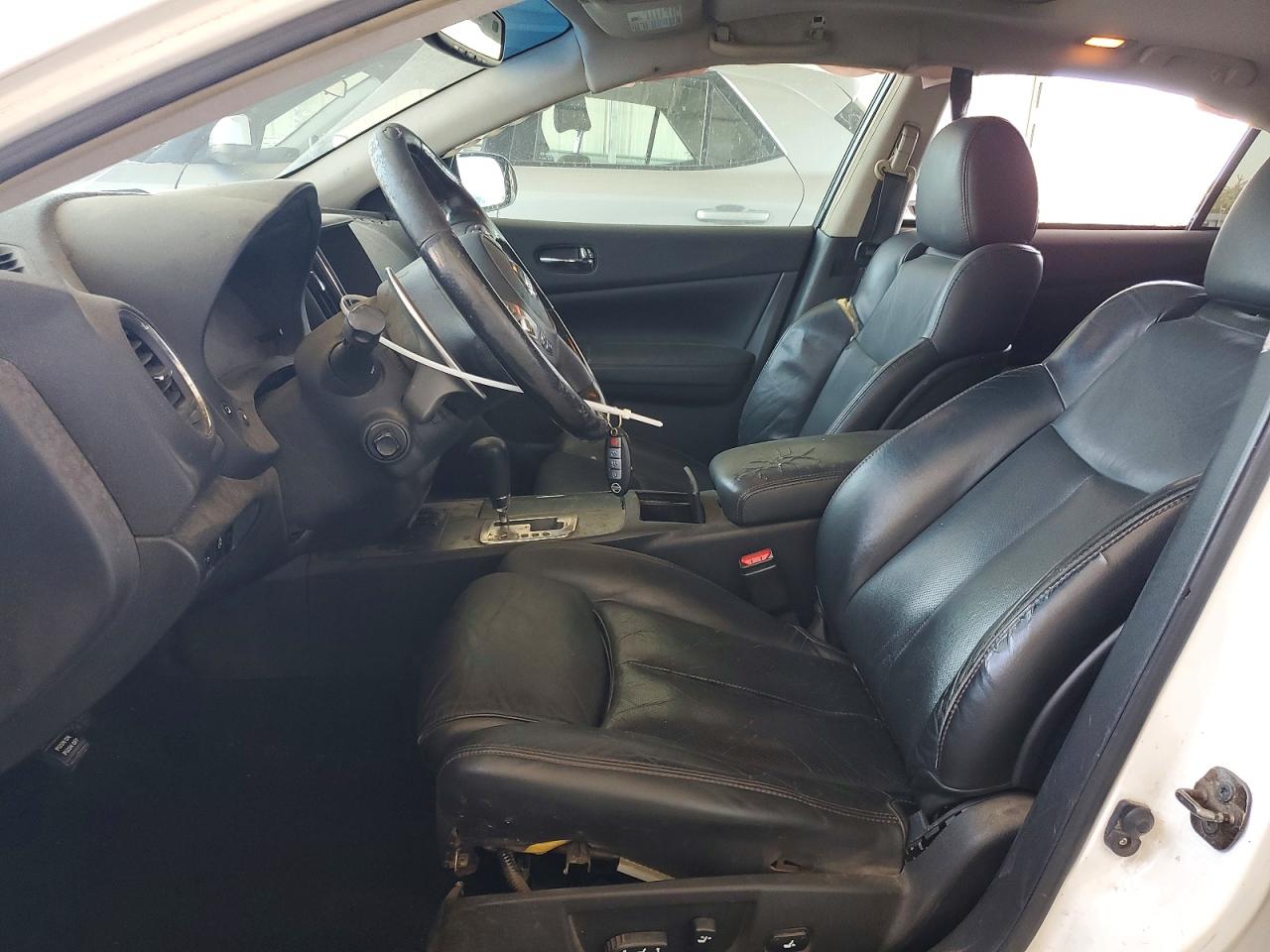 2010 Nissan Maxima 3.5 S White vin: 1N4AA5APXAC821168