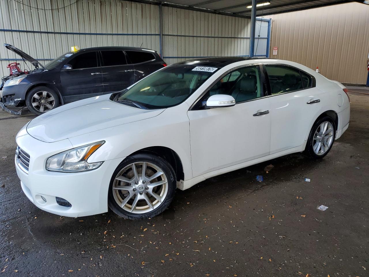 2010 Nissan Maxima 3.5 S White vin: 1N4AA5APXAC828931