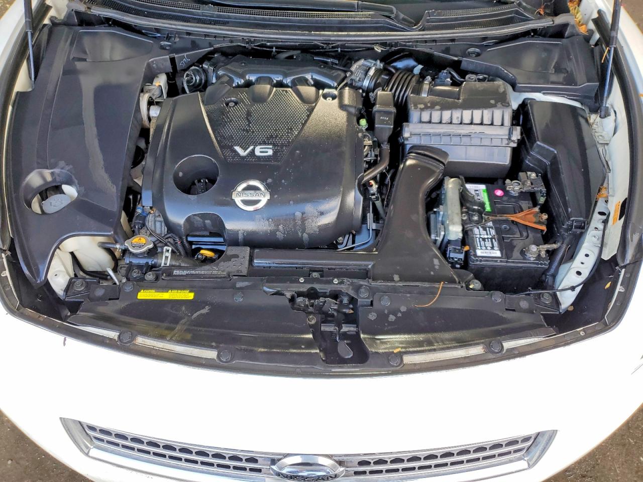 2010 Nissan Maxima 3.5 S White vin: 1N4AA5APXAC828931