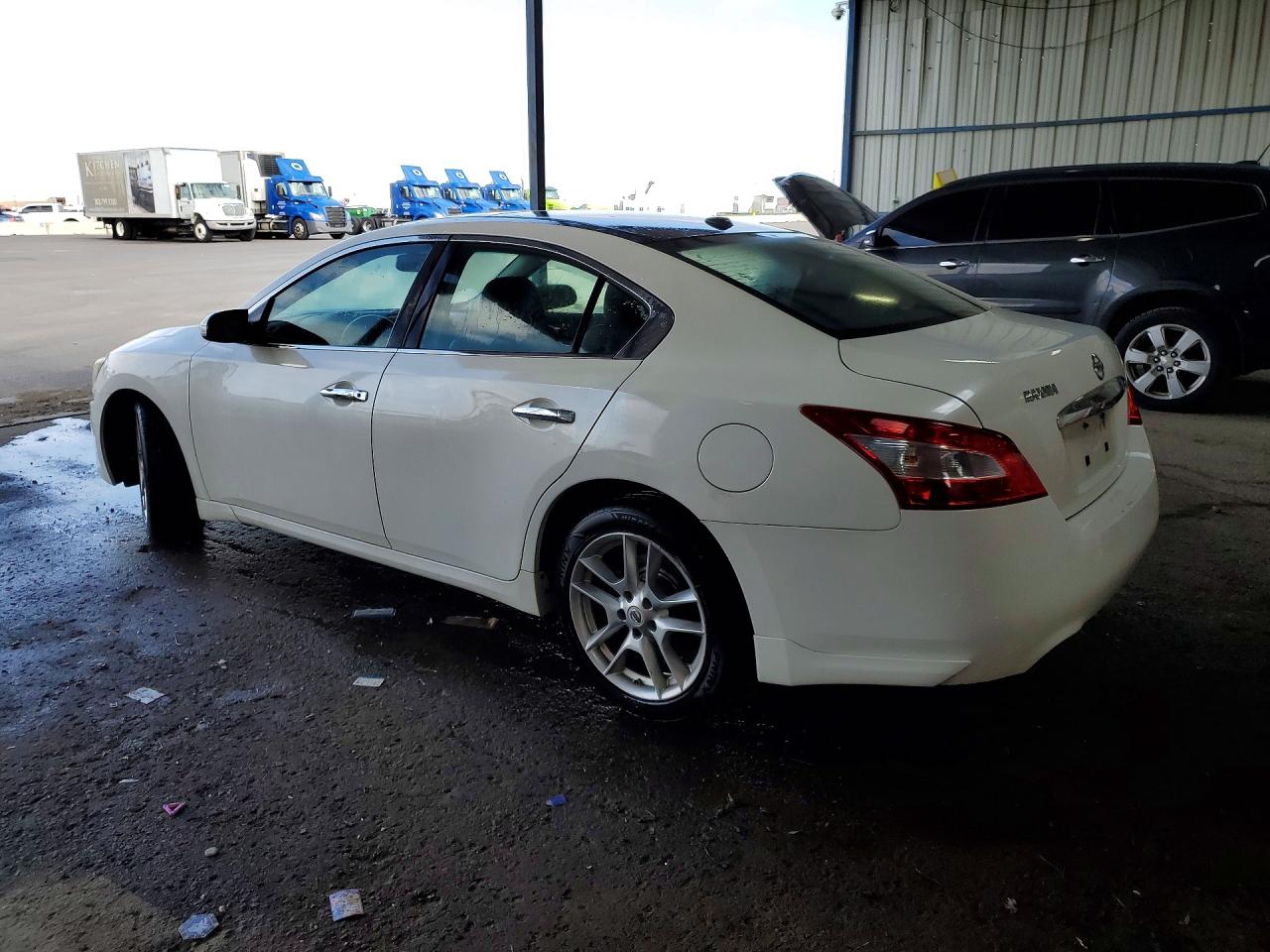 2010 Nissan Maxima 3.5 S White vin: 1N4AA5APXAC828931