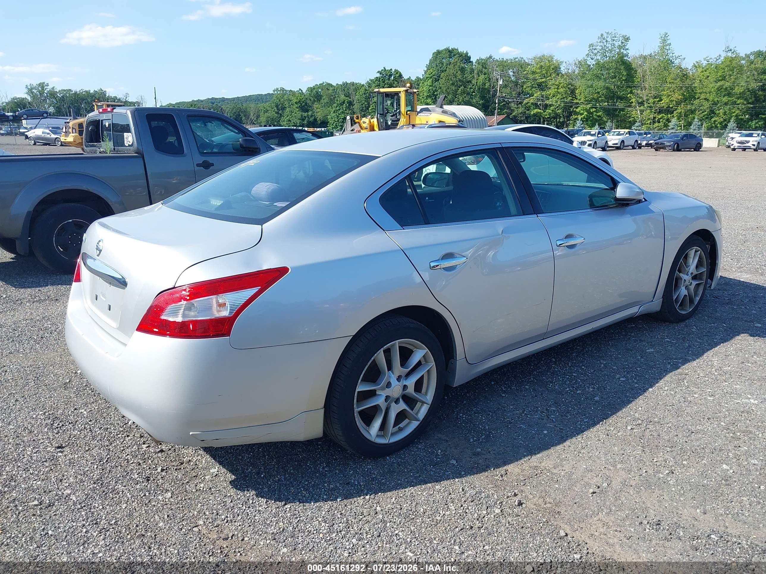 2010 Nissan Maxima 3.5 S Silver vin: 1N4AA5APXAC839248
