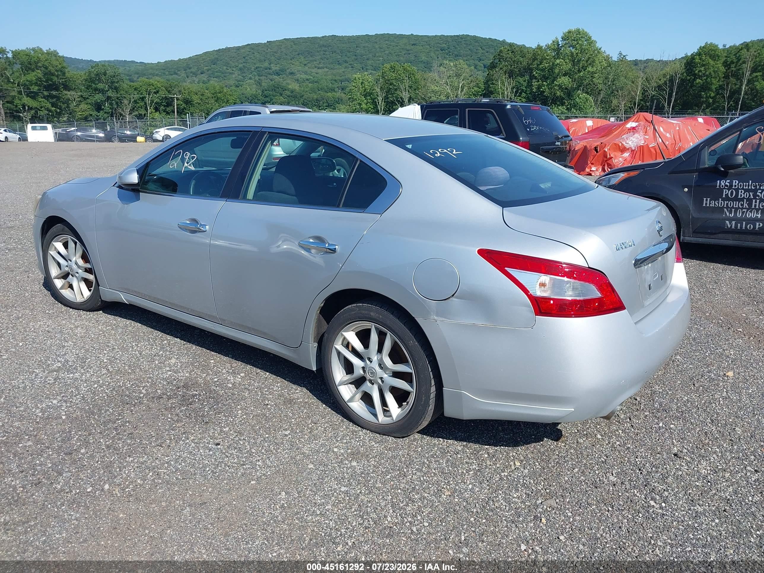 2010 Nissan Maxima 3.5 S Silver vin: 1N4AA5APXAC839248