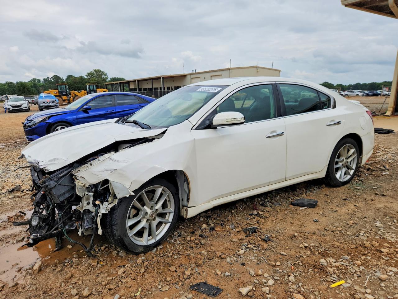 2010 Nissan Maxima 3.5 S White vin: 1N4AA5APXAC849150