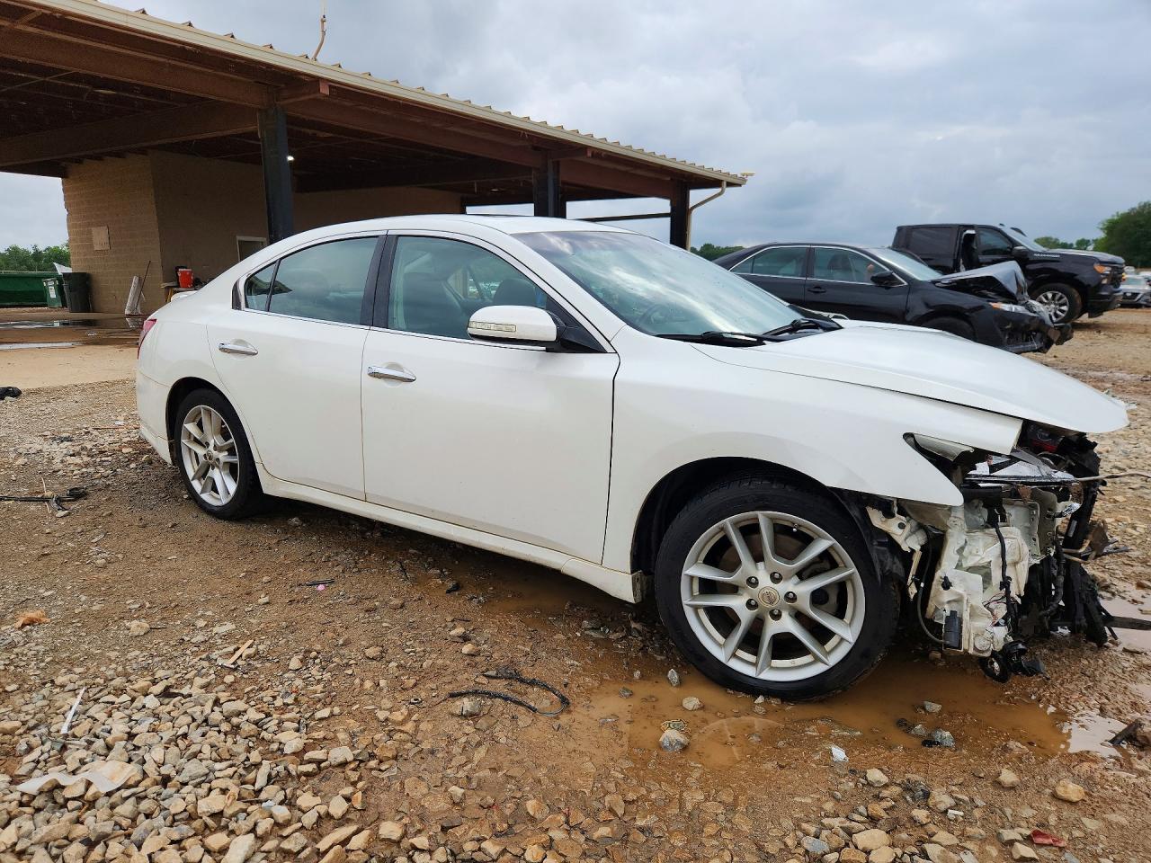 2010 Nissan Maxima 3.5 S White vin: 1N4AA5APXAC849150