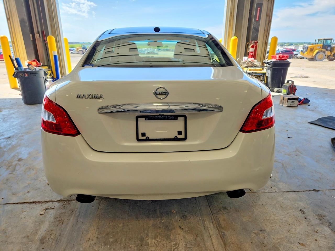 2010 Nissan Maxima 3.5 S White vin: 1N4AA5APXAC851819