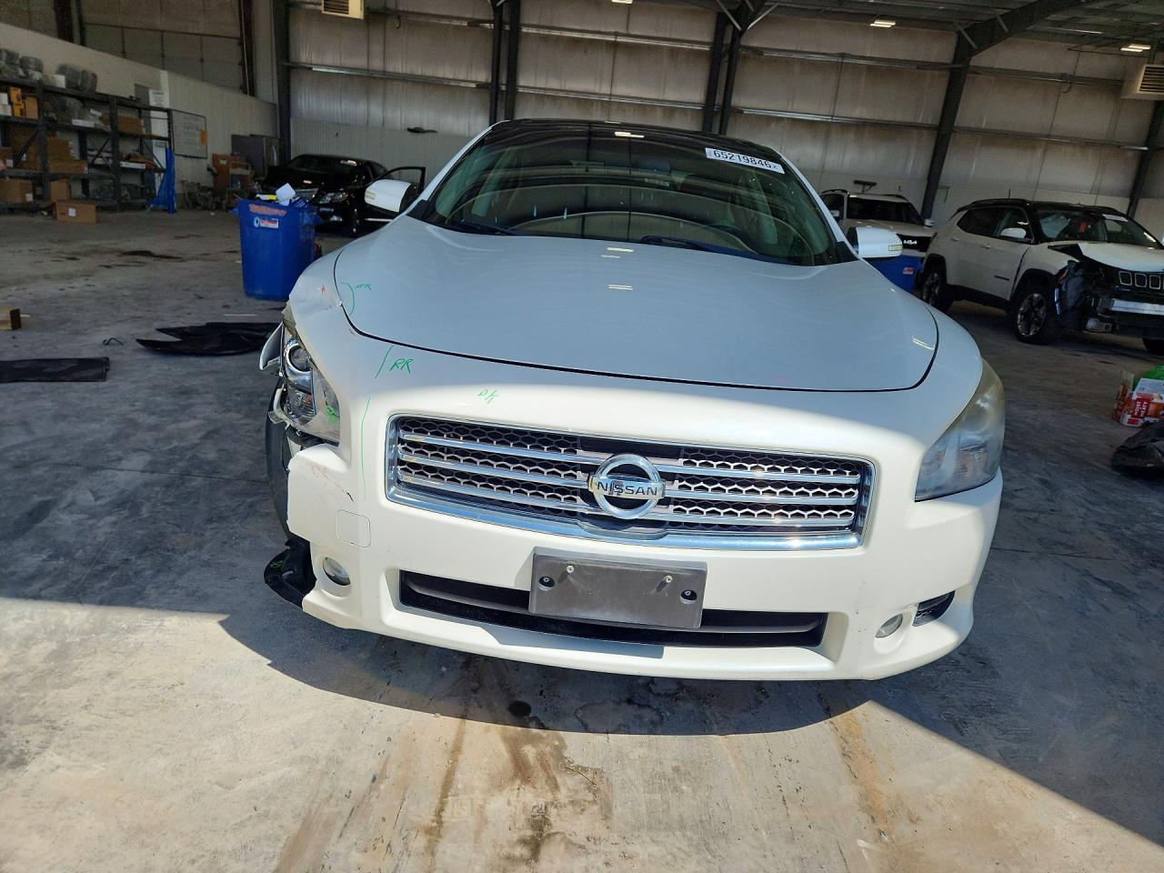 2010 Nissan Maxima 3.5 S White vin: 1N4AA5APXAC851819