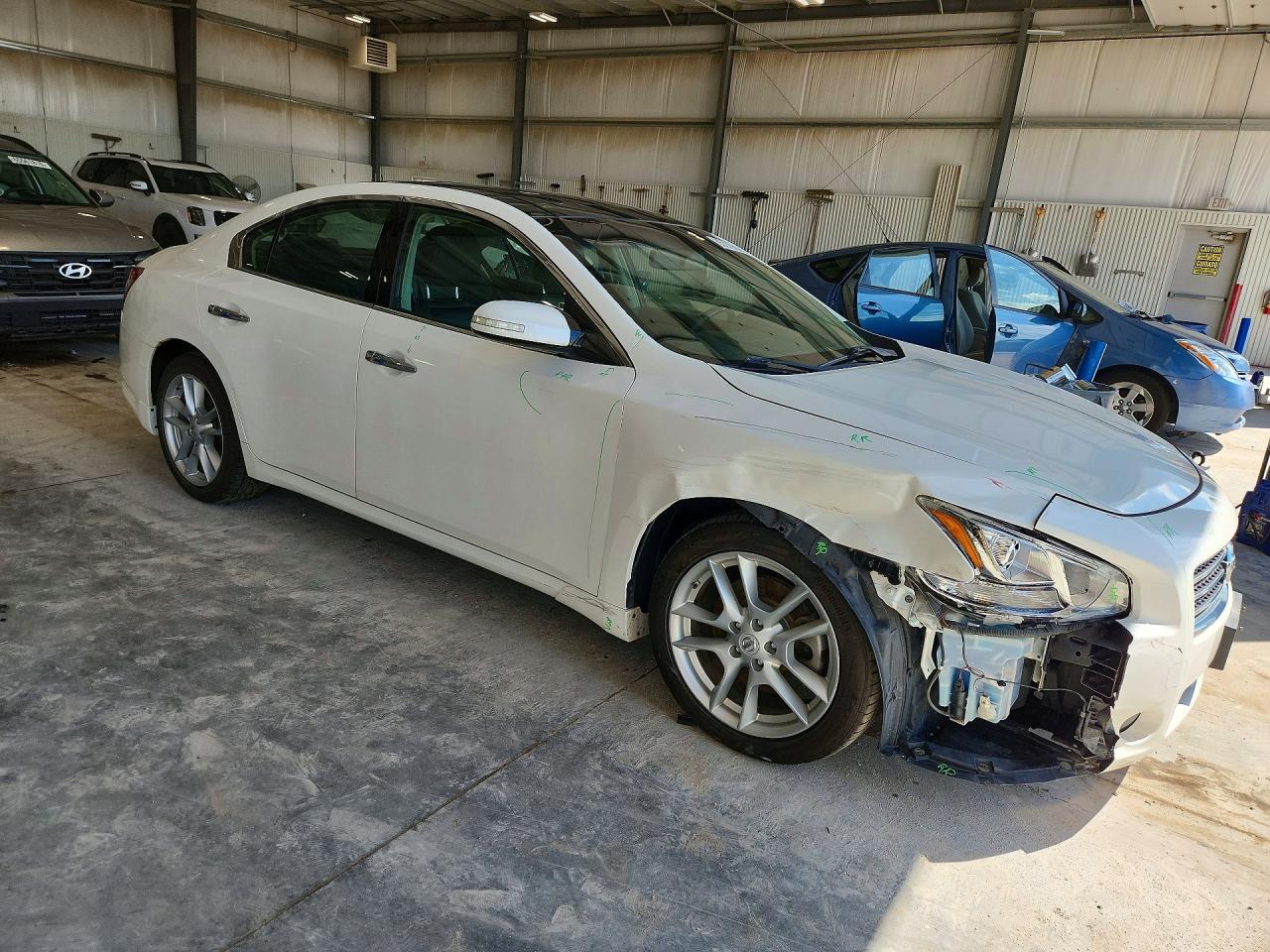 2010 Nissan Maxima 3.5 S White vin: 1N4AA5APXAC851819