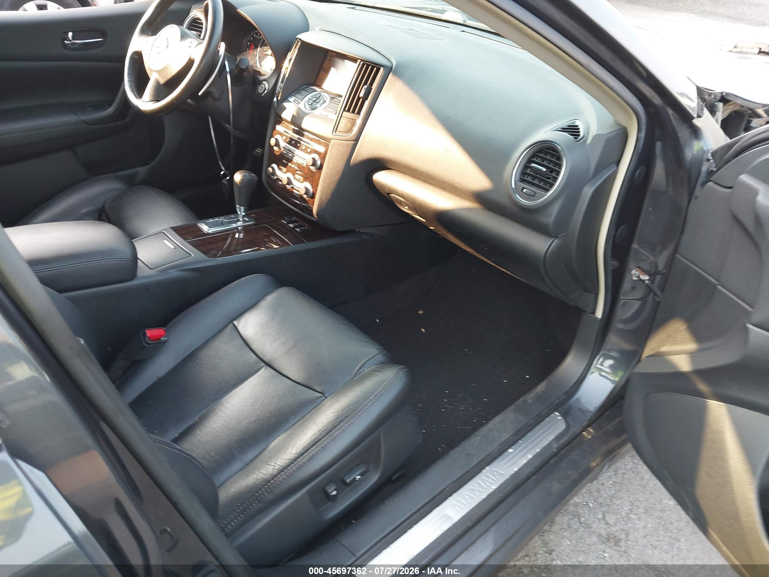 2010 Nissan Maxima 3.5 Sv Gray vin: 1N4AA5APXAC862254