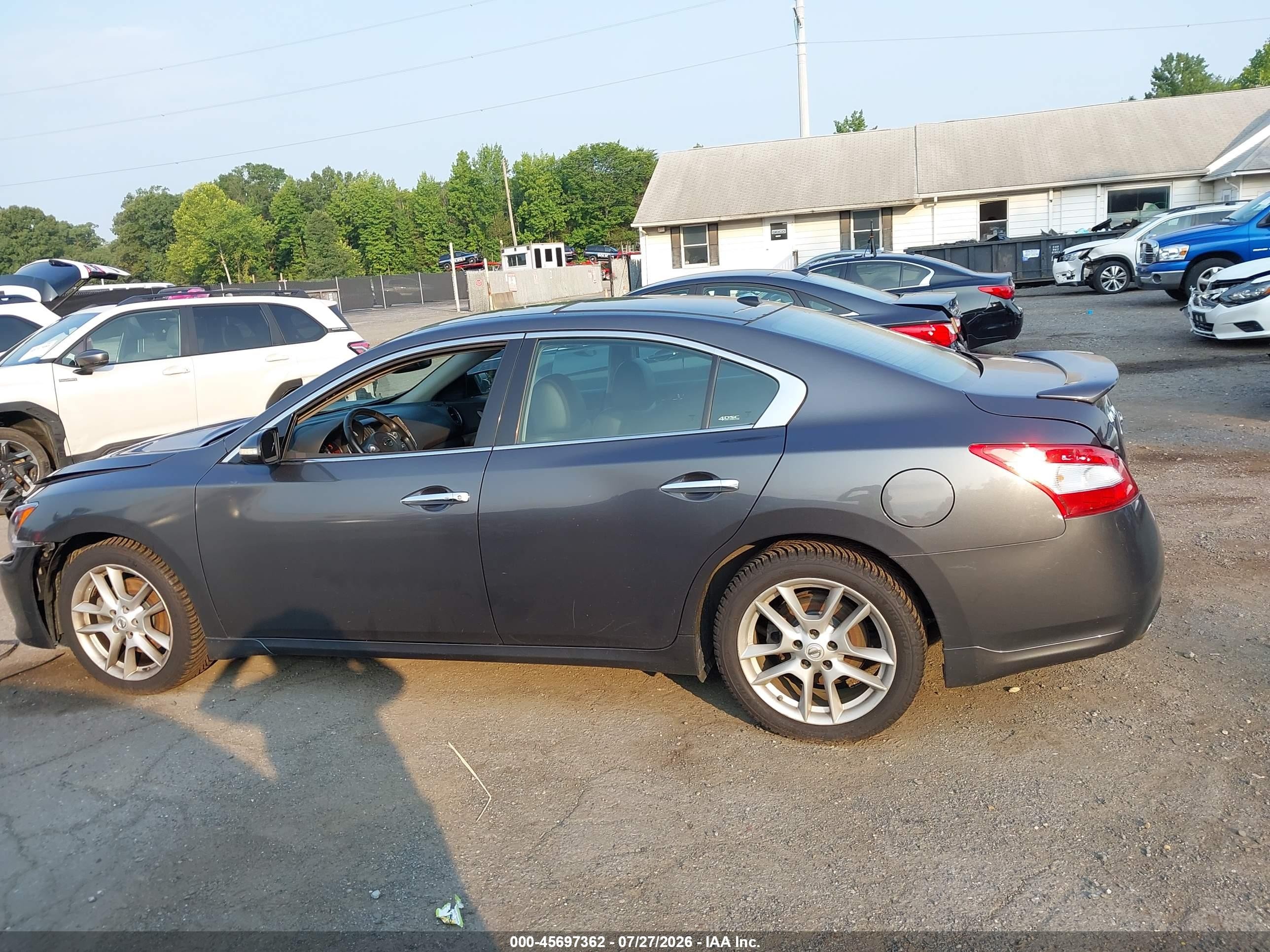 2010 Nissan Maxima 3.5 Sv Gray vin: 1N4AA5APXAC862254