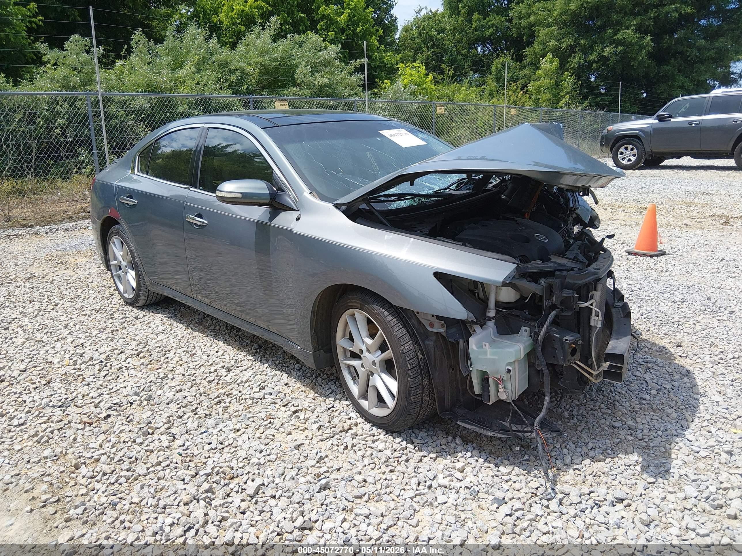 2010 Nissan Maxima 3.5 Sv Gray vin: 1N4AA5APXAC863484