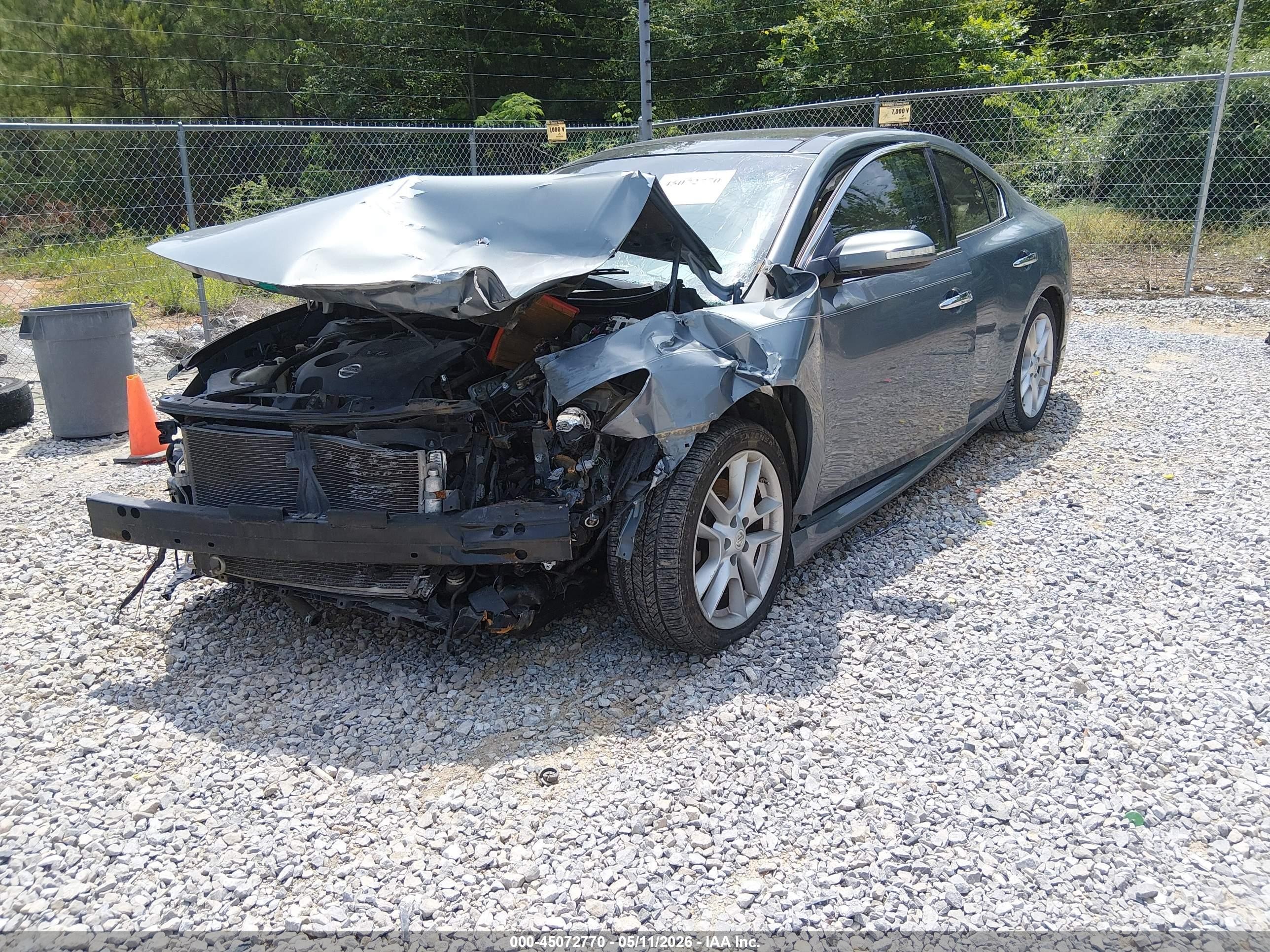 2010 Nissan Maxima 3.5 Sv Gray vin: 1N4AA5APXAC863484
