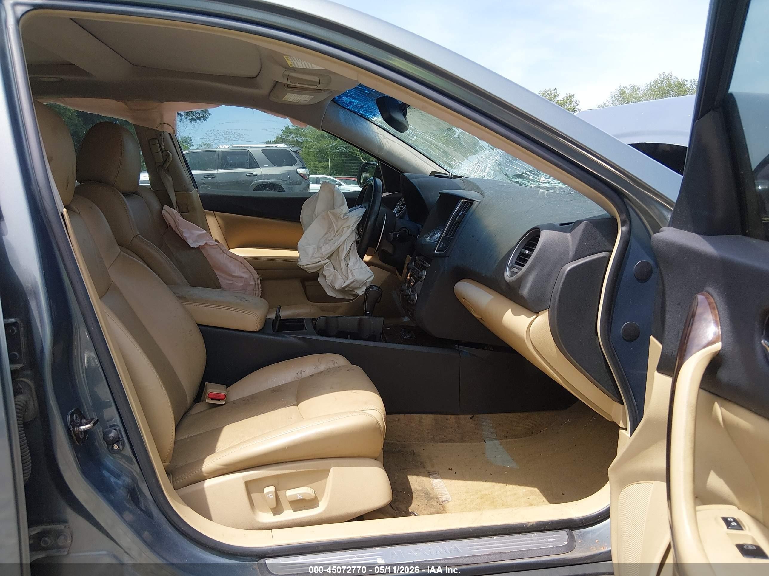 2010 Nissan Maxima 3.5 Sv Gray vin: 1N4AA5APXAC863484