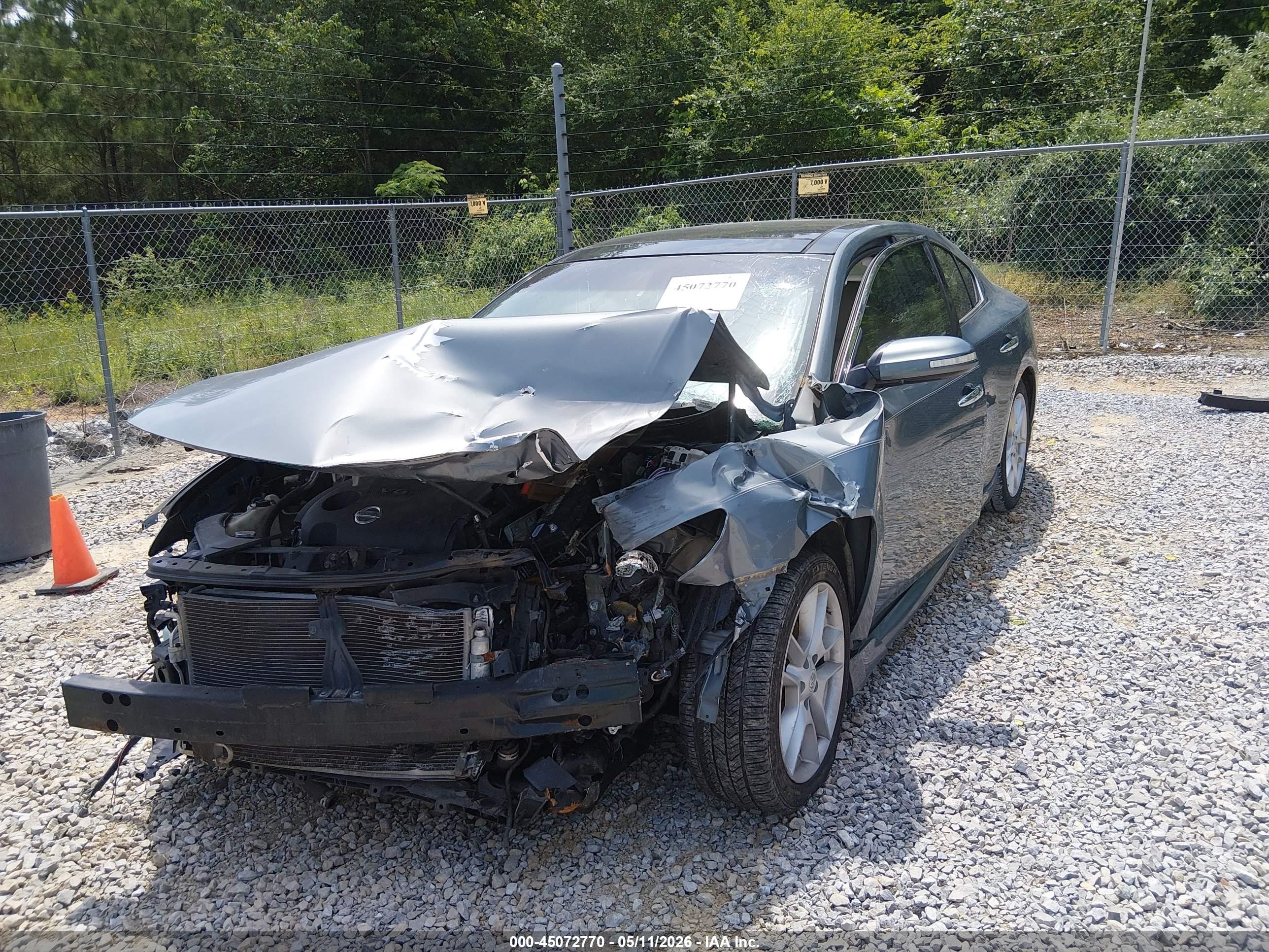 2010 Nissan Maxima 3.5 Sv Gray vin: 1N4AA5APXAC863484