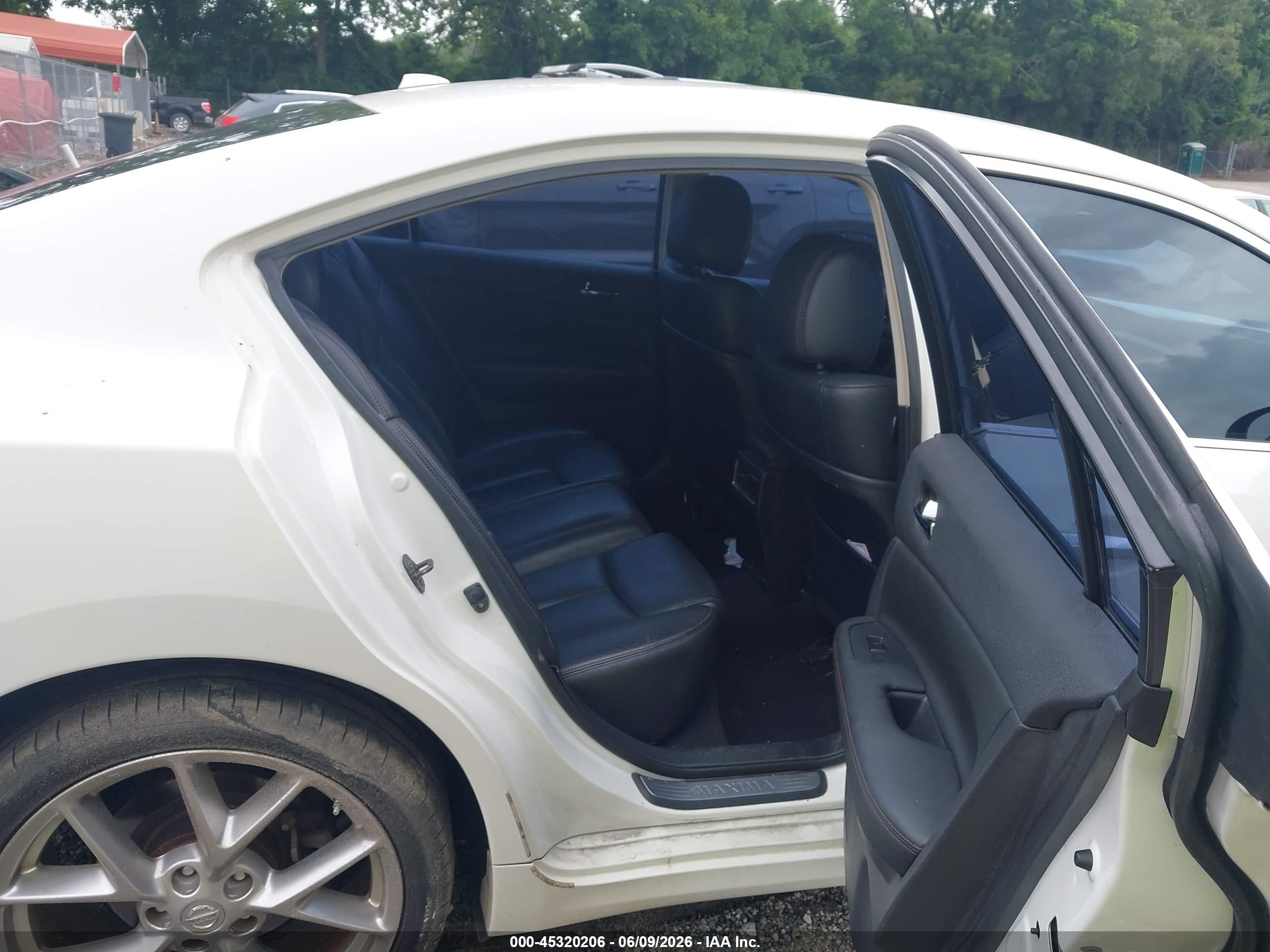 2010 Nissan Maxima 3.5 Sv Белый vin: 1N4AA5APXAC874906