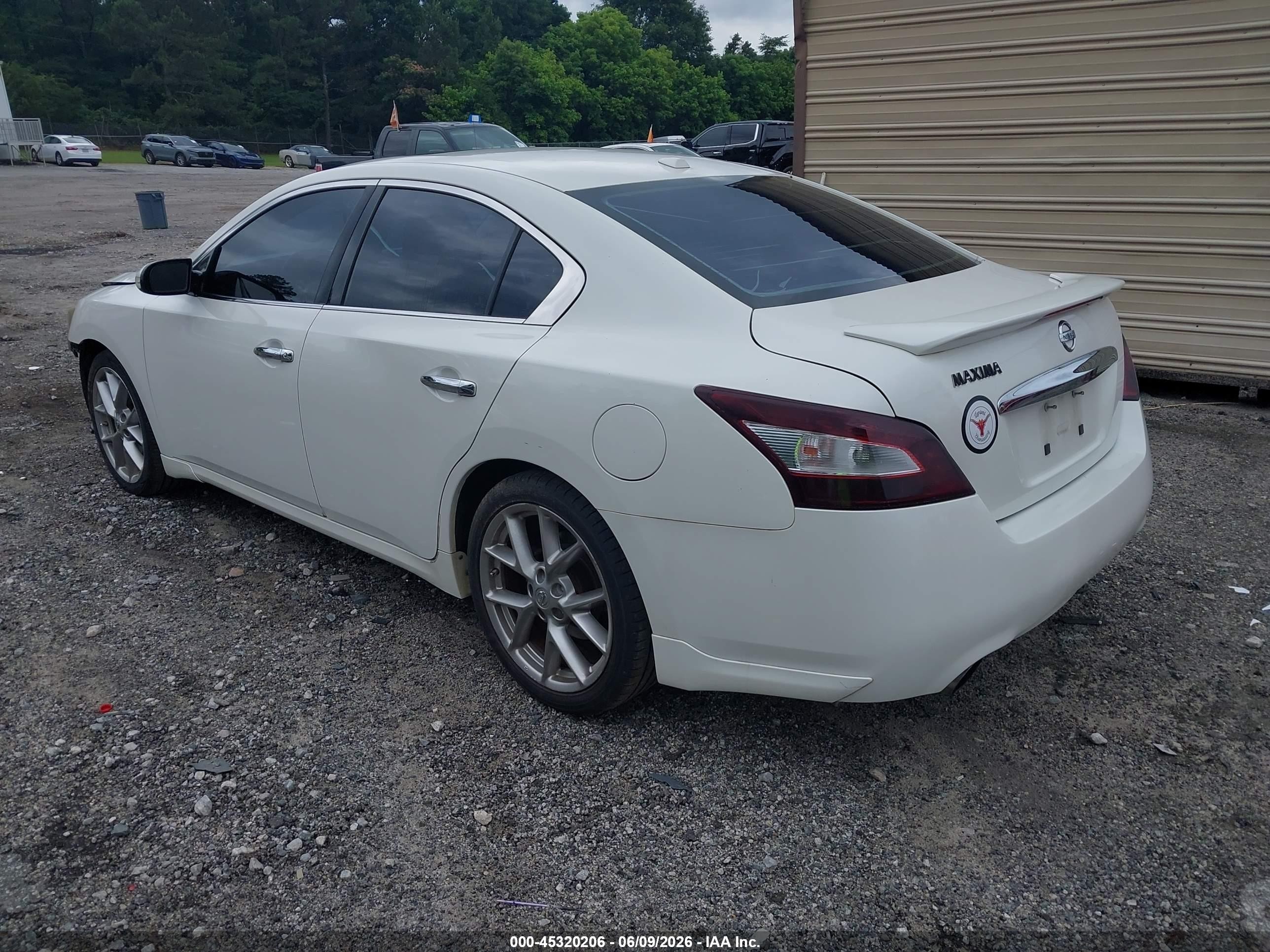 2010 Nissan Maxima 3.5 Sv Белый vin: 1N4AA5APXAC874906