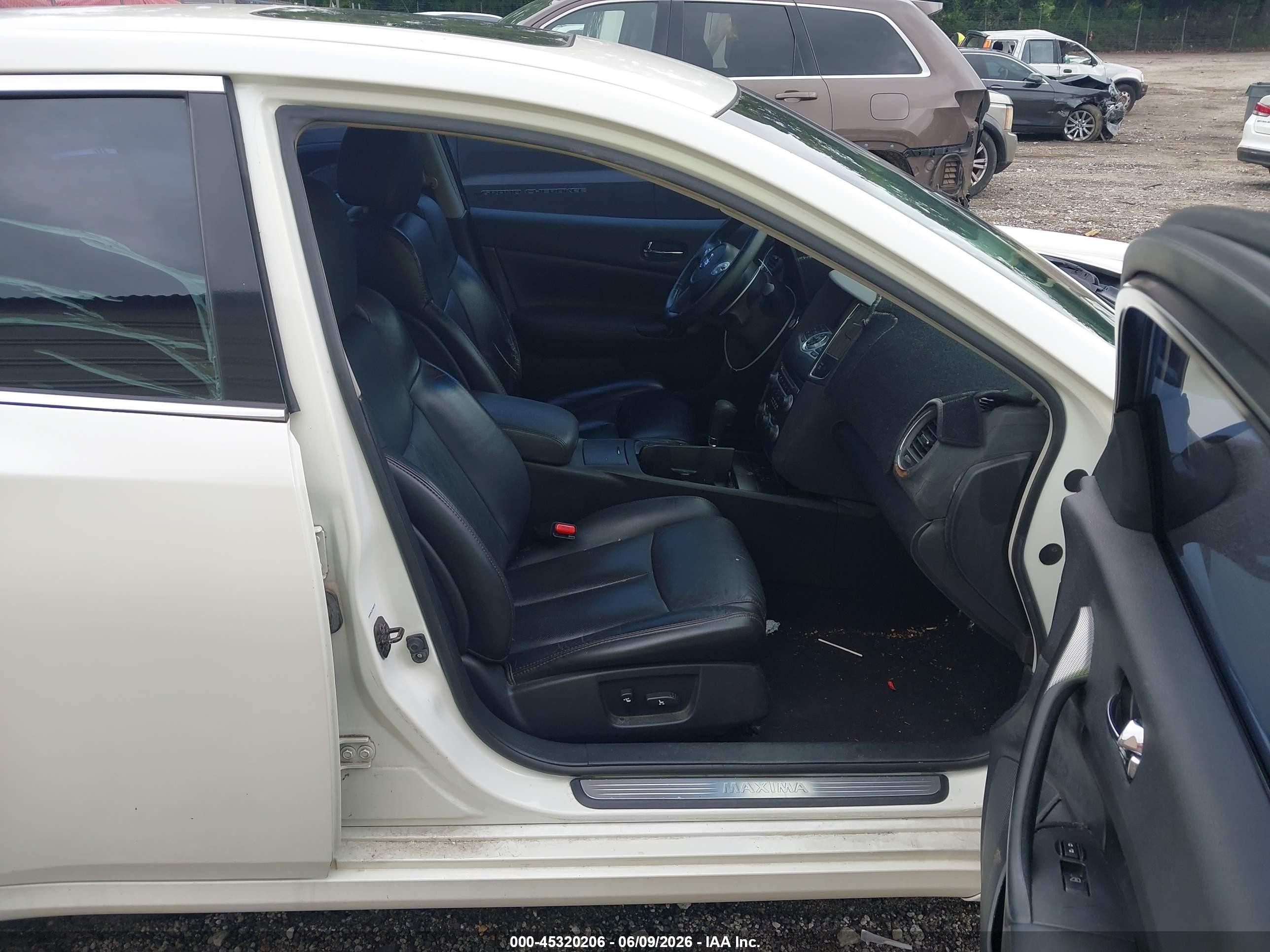 2010 Nissan Maxima 3.5 Sv Белый vin: 1N4AA5APXAC874906