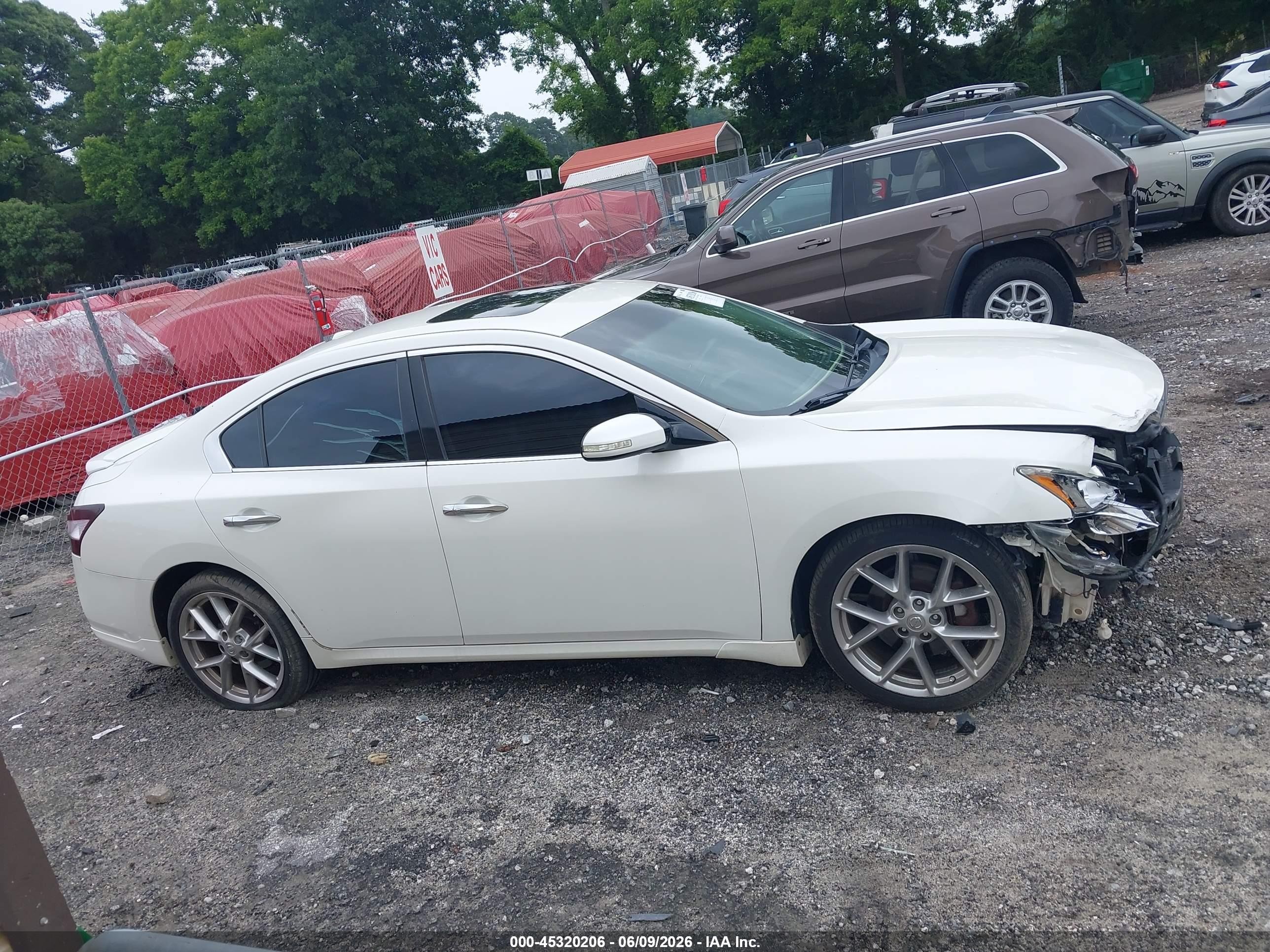 2010 Nissan Maxima 3.5 Sv Белый vin: 1N4AA5APXAC874906
