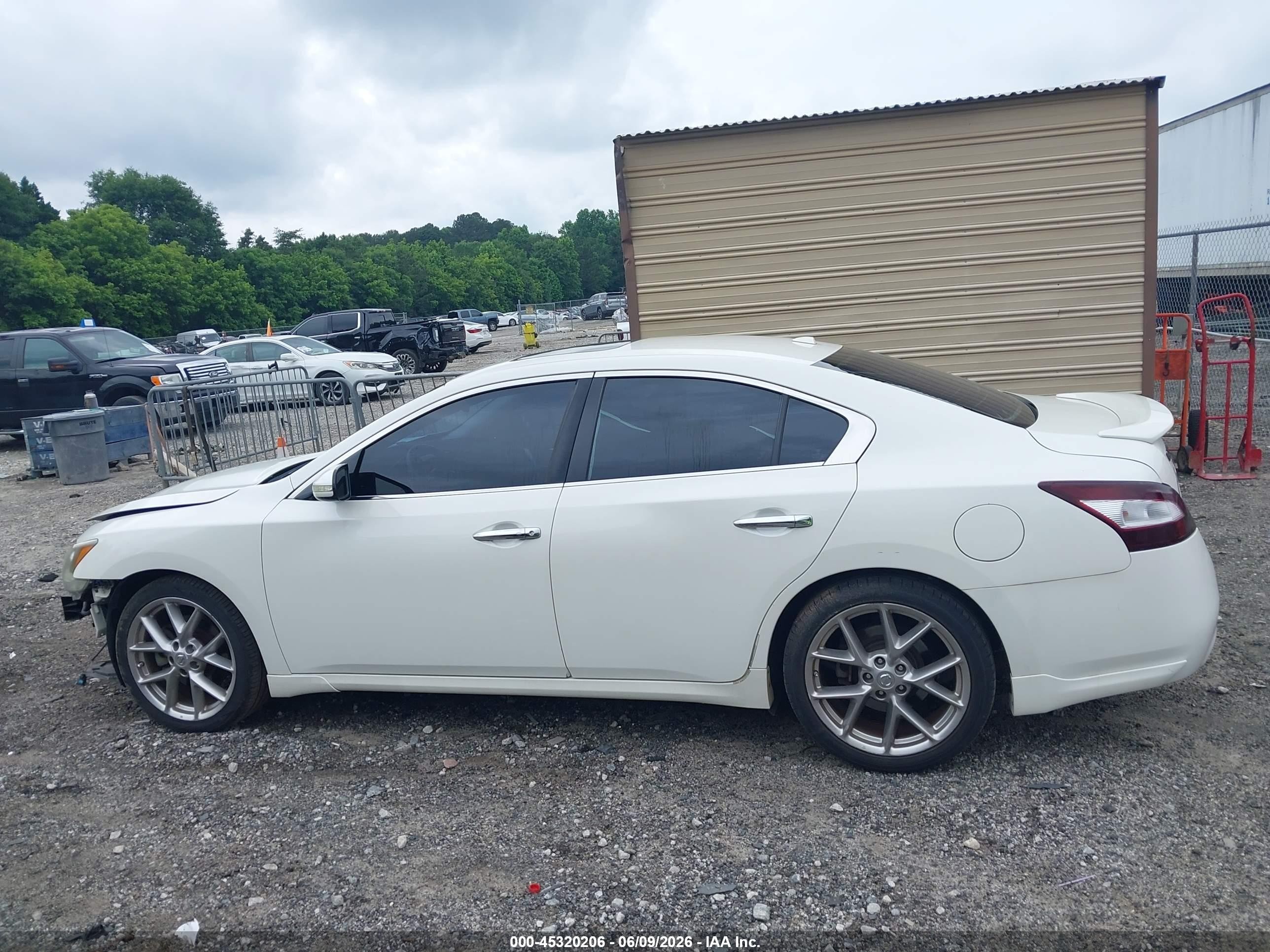 2010 Nissan Maxima 3.5 Sv Белый vin: 1N4AA5APXAC874906
