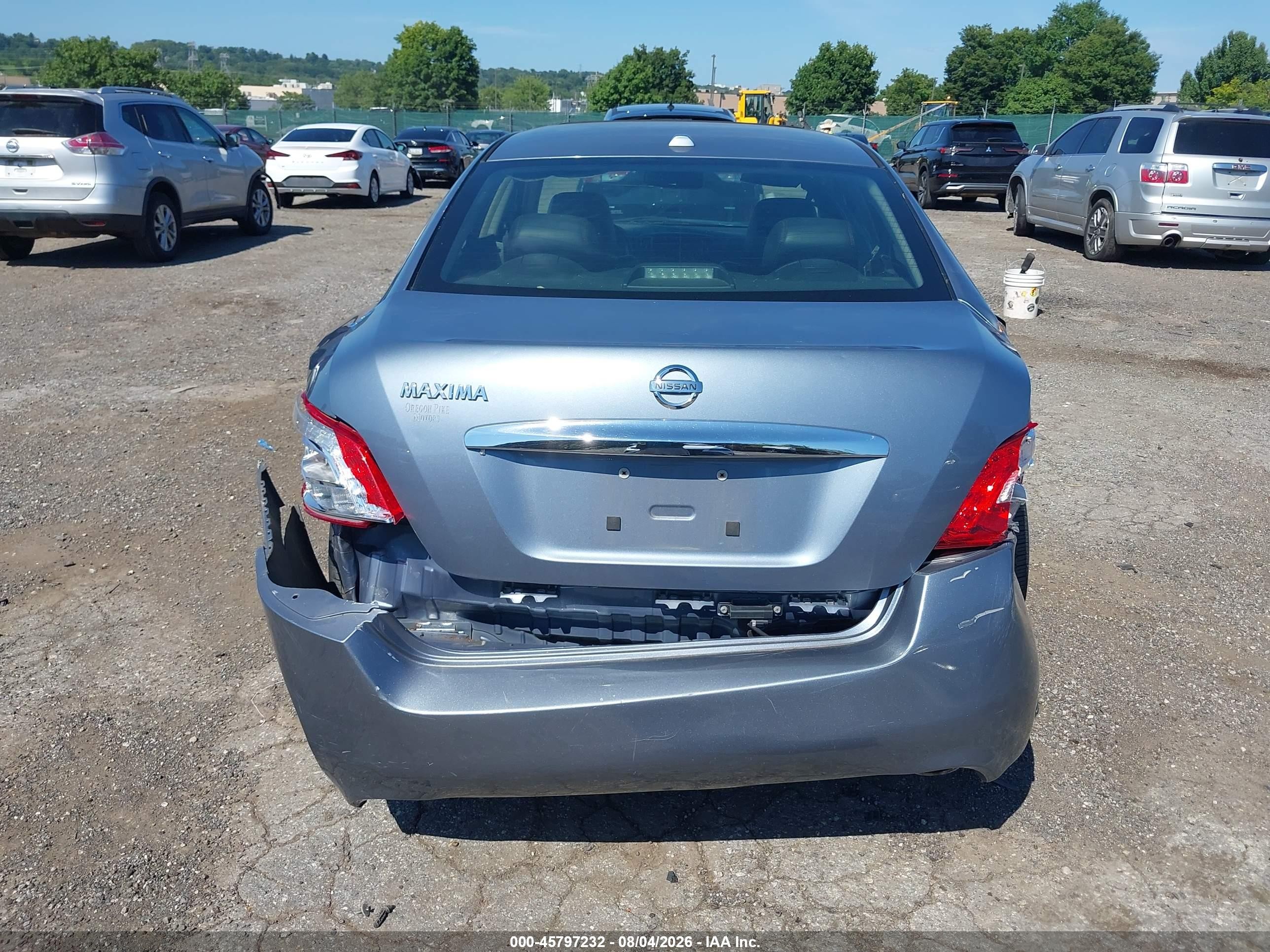 2011 Nissan Maxima 3.5 Sv Light Blue vin: 1N4AA5APXBC804873