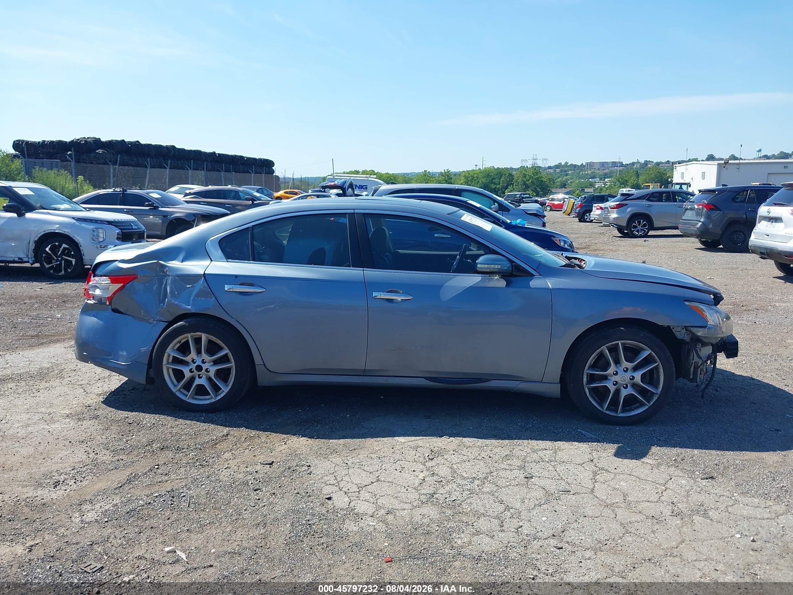 2011 Nissan Maxima 3.5 Sv Light Blue vin: 1N4AA5APXBC804873