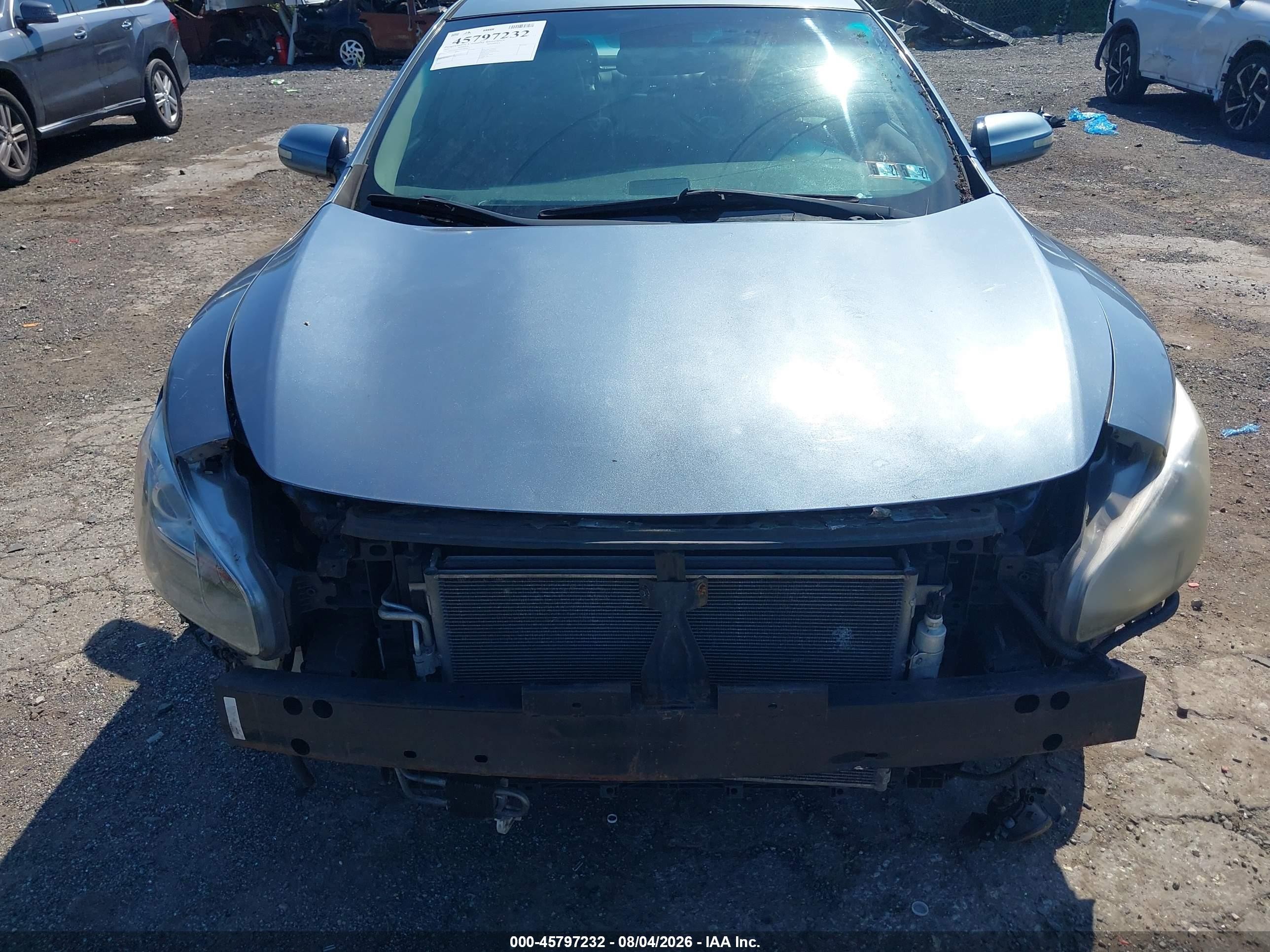 2011 Nissan Maxima 3.5 Sv Light Blue vin: 1N4AA5APXBC804873