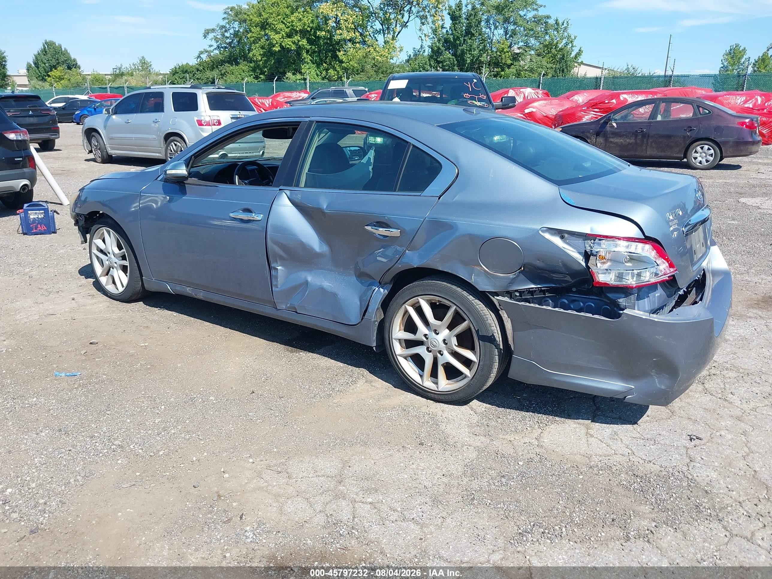 2011 Nissan Maxima 3.5 Sv Light Blue vin: 1N4AA5APXBC804873