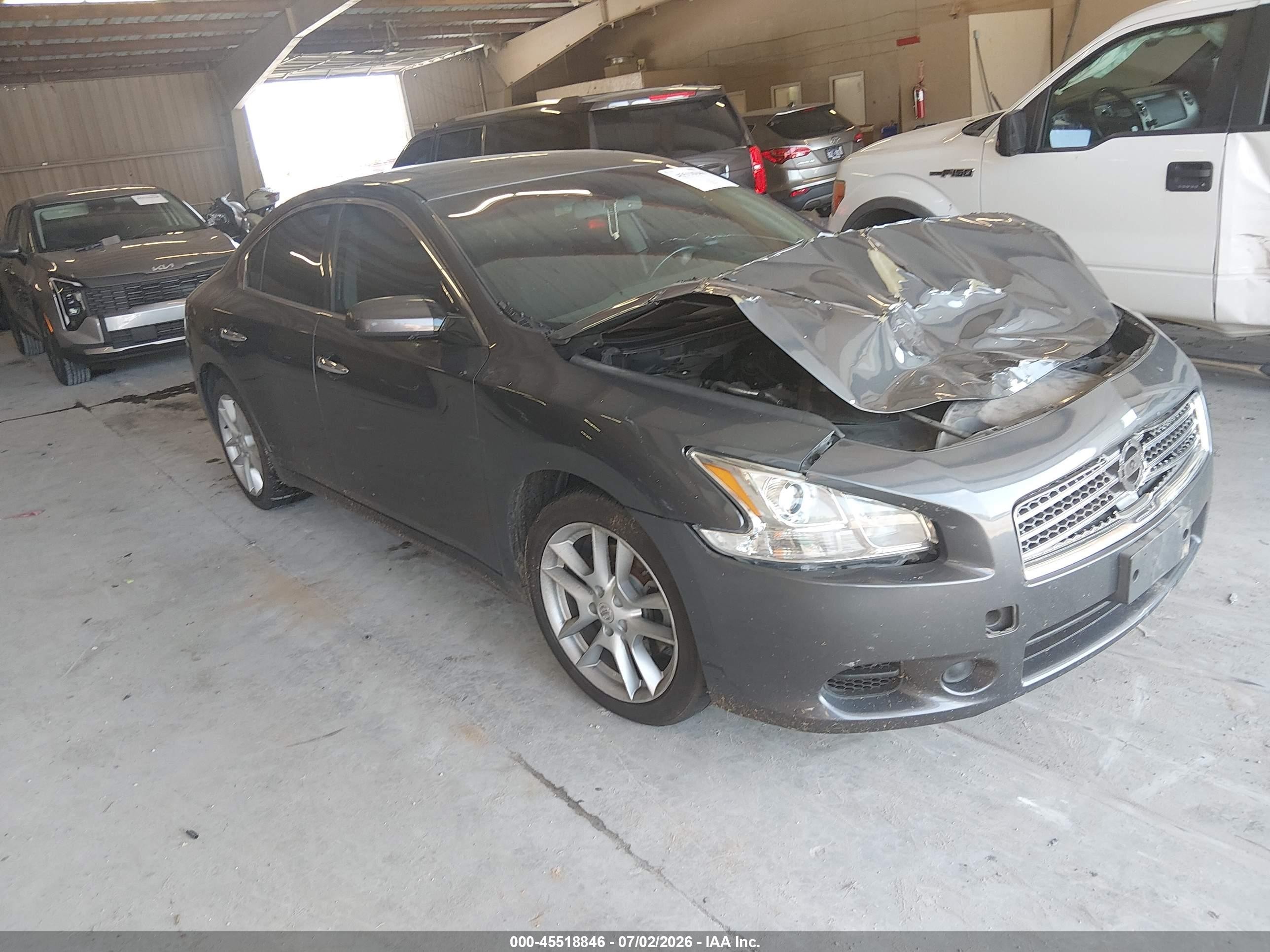 2011 Nissan Maxima 3.5 S Gray vin: 1N4AA5APXBC805070