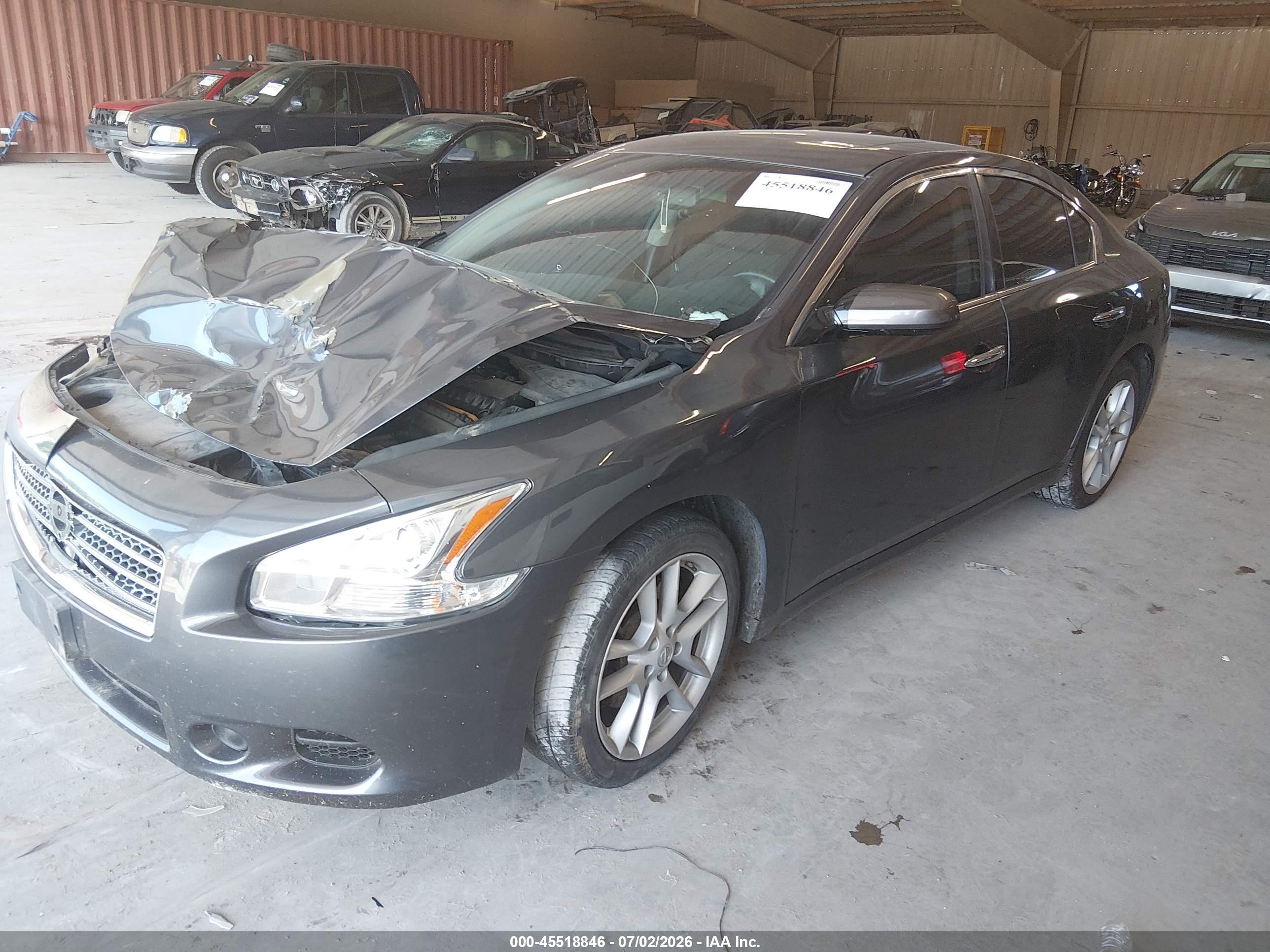 2011 Nissan Maxima 3.5 S Gray vin: 1N4AA5APXBC805070