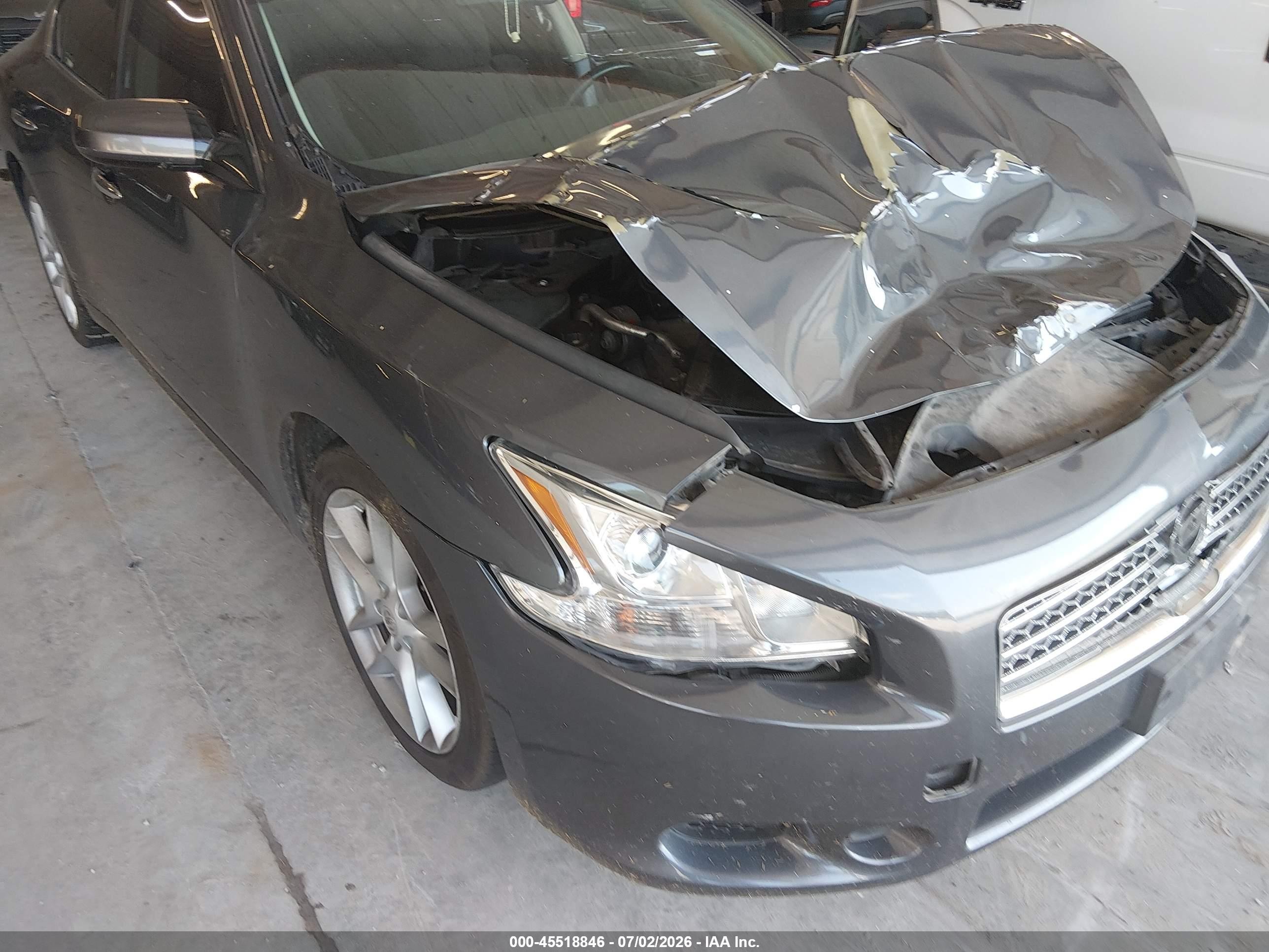 2011 Nissan Maxima 3.5 S Gray vin: 1N4AA5APXBC805070