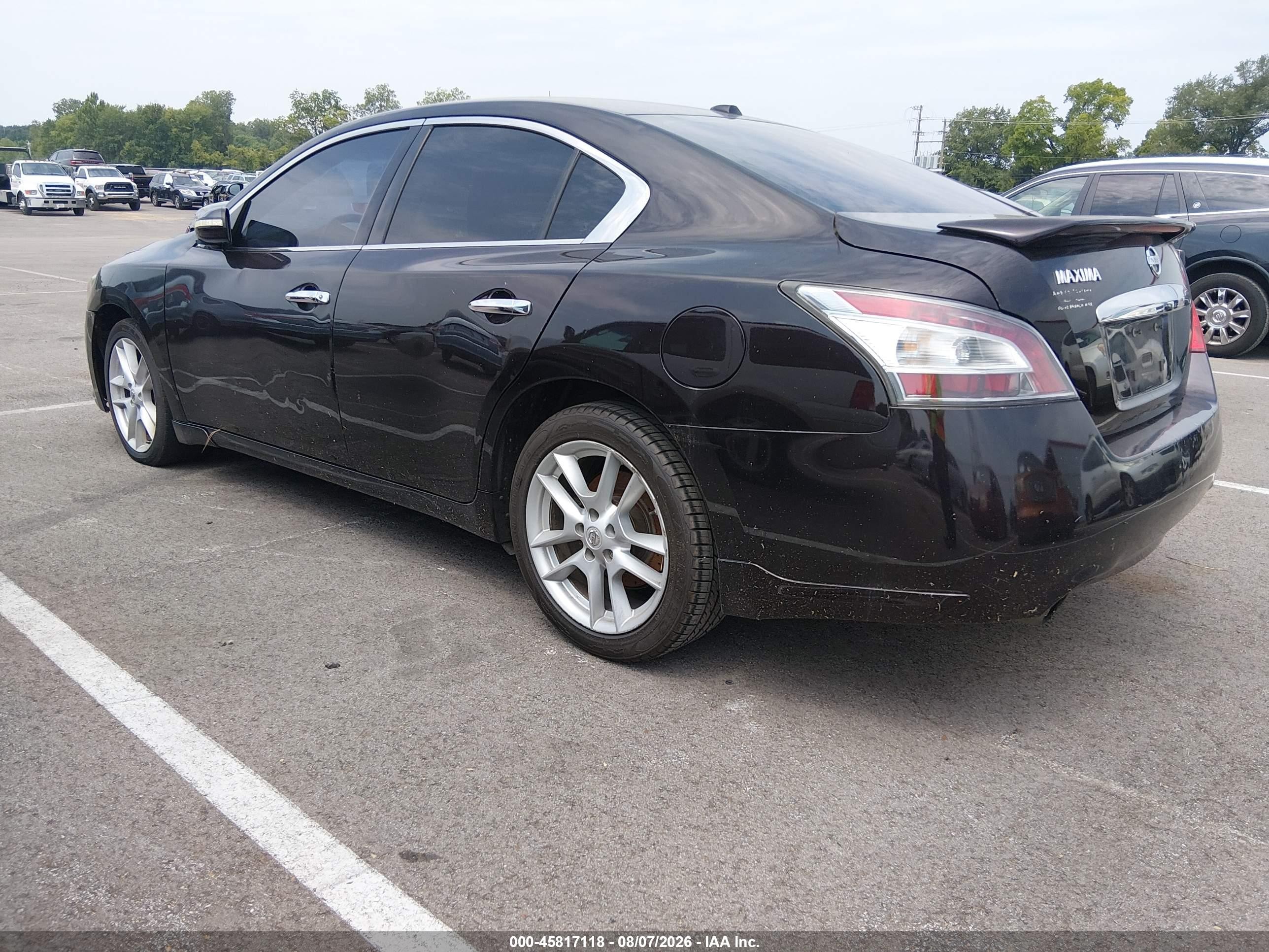 2011 Nissan Maxima 3.5 Sv Purple vin: 1N4AA5APXBC807093