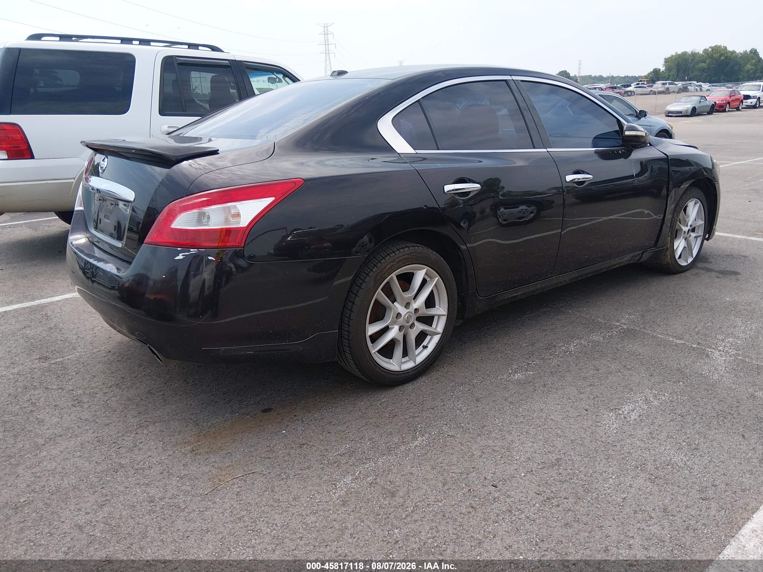2011 Nissan Maxima 3.5 Sv Purple vin: 1N4AA5APXBC807093