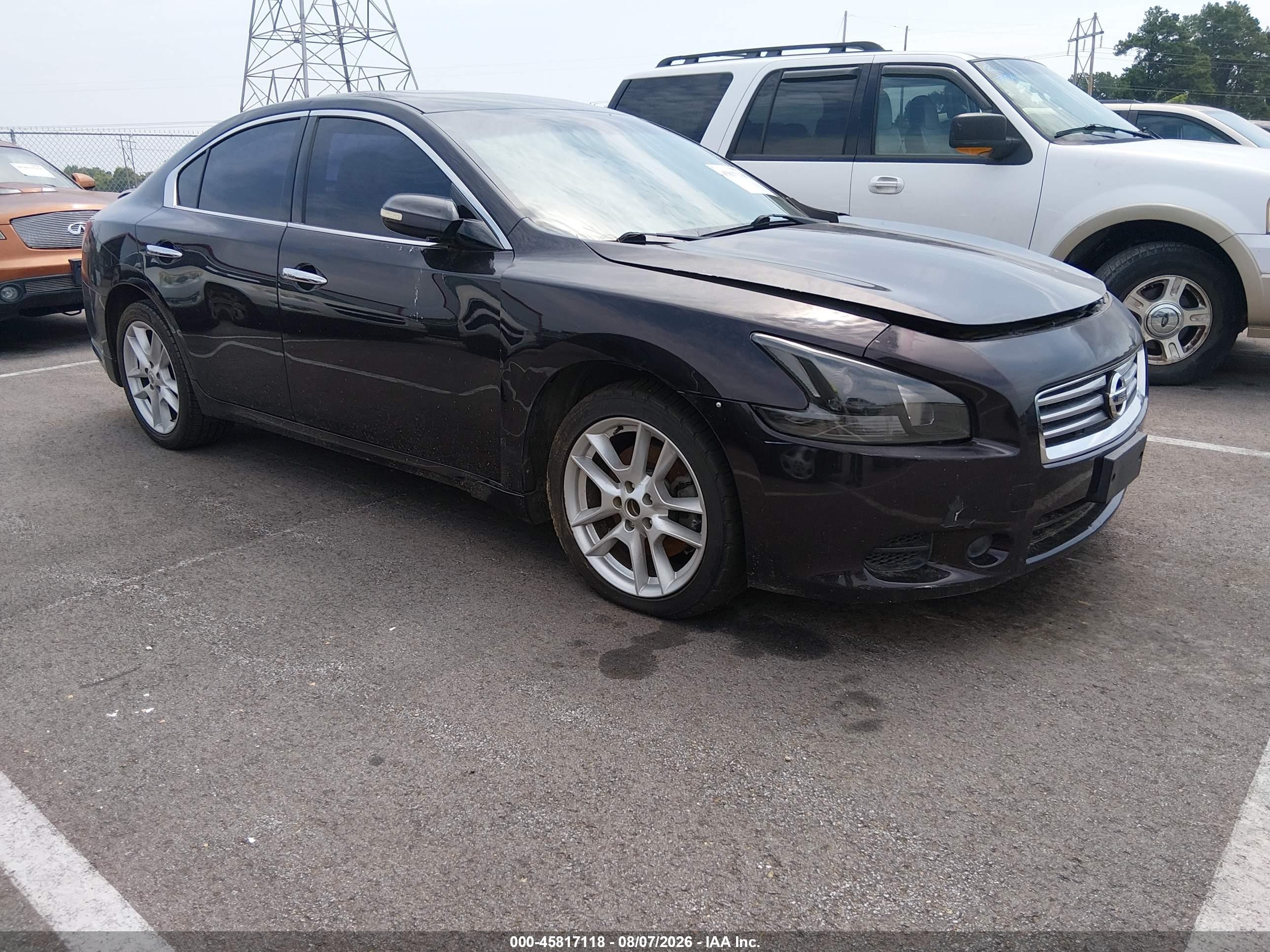 2011 Nissan Maxima 3.5 Sv Purple vin: 1N4AA5APXBC807093