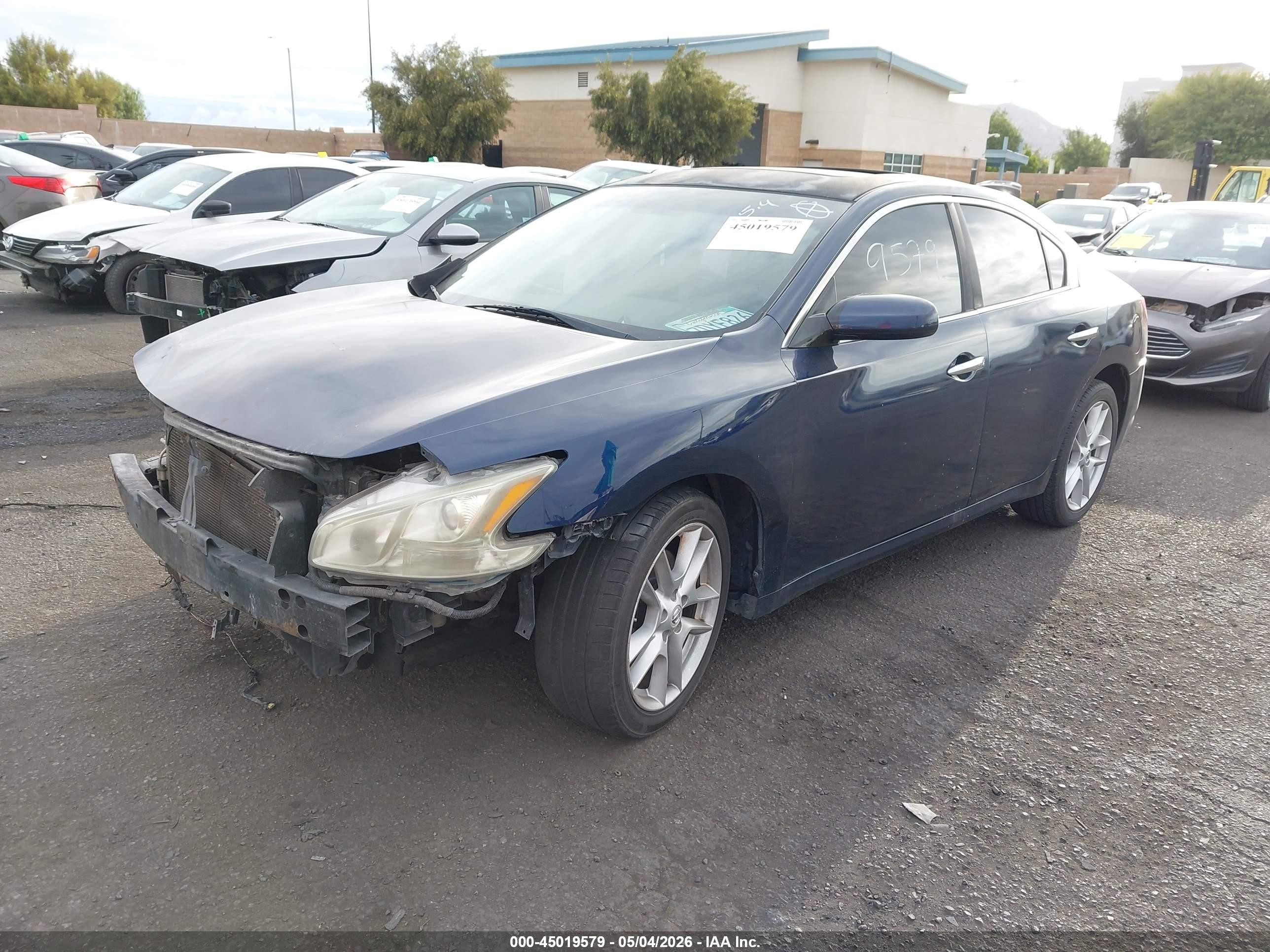 2011 Nissan Maxima 3.5 S Dark Blue vin: 1N4AA5APXBC825836