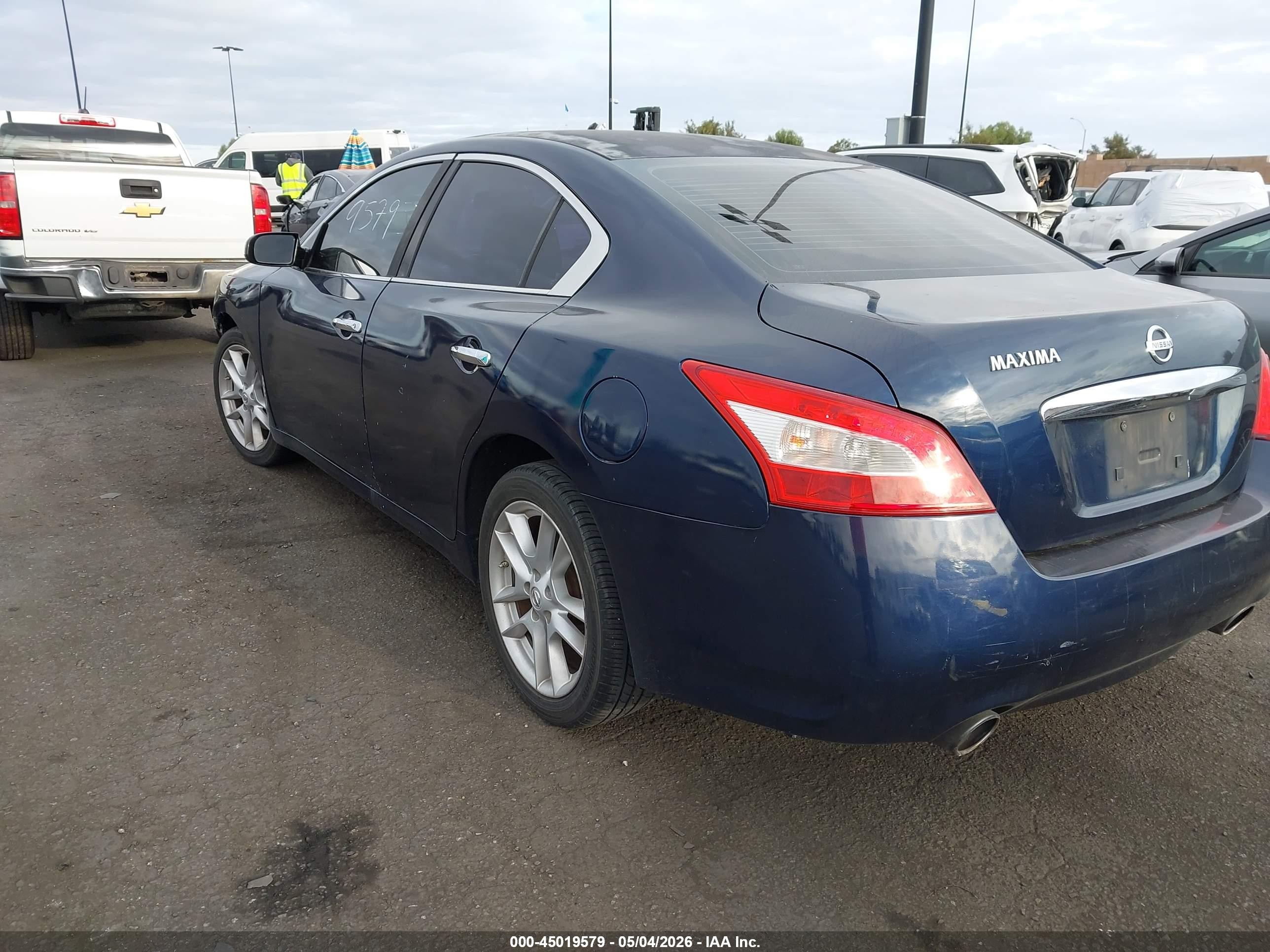 2011 Nissan Maxima 3.5 S Dark Blue vin: 1N4AA5APXBC825836