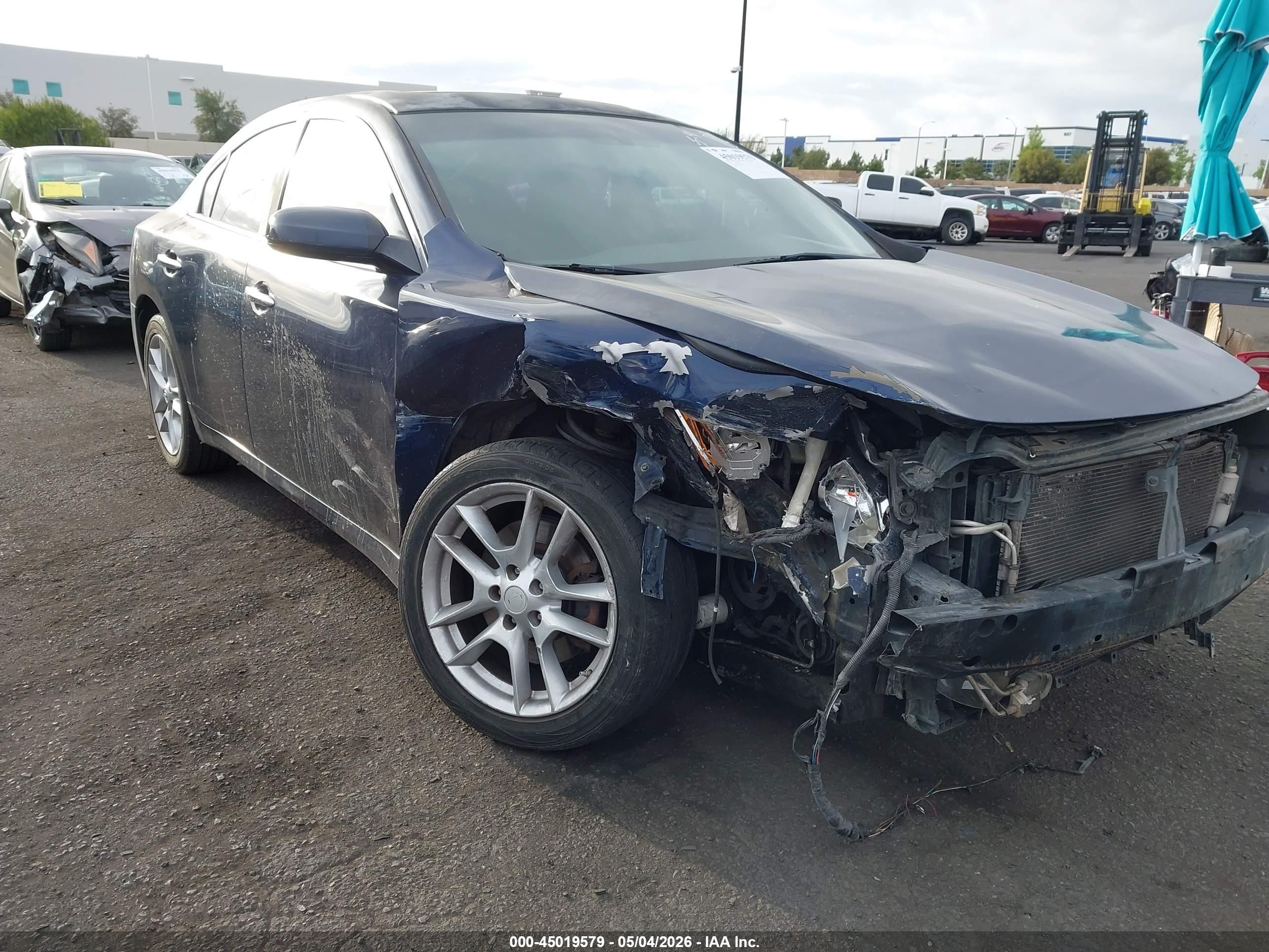 2011 Nissan Maxima 3.5 S Dark Blue vin: 1N4AA5APXBC825836