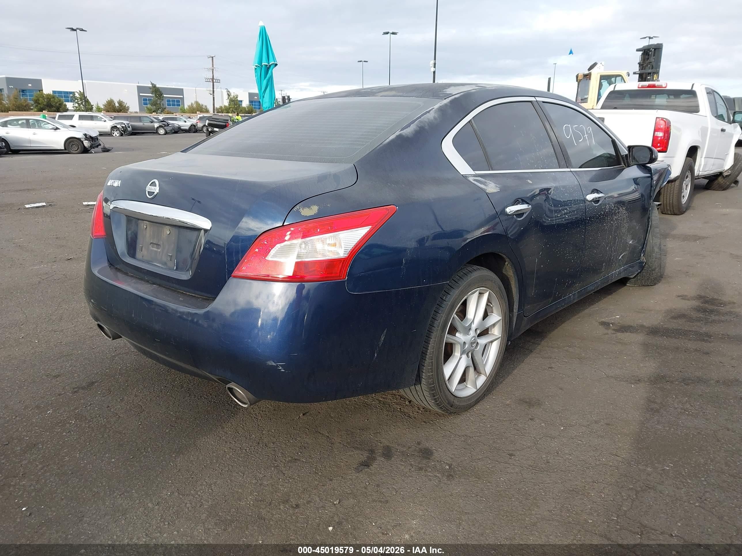 2011 Nissan Maxima 3.5 S Dark Blue vin: 1N4AA5APXBC825836