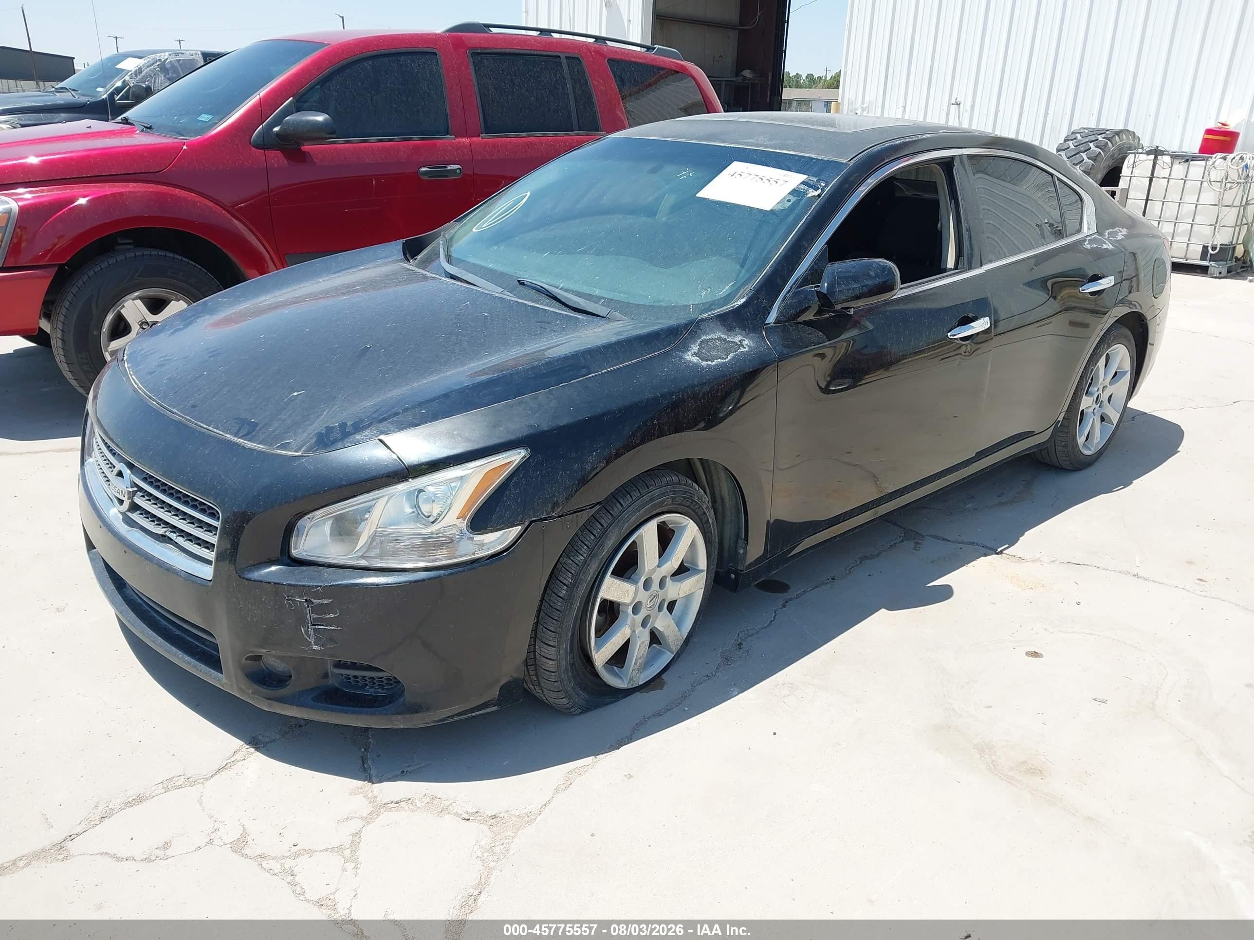 2011 Nissan Maxima 3.5 S Black vin: 1N4AA5APXBC830549