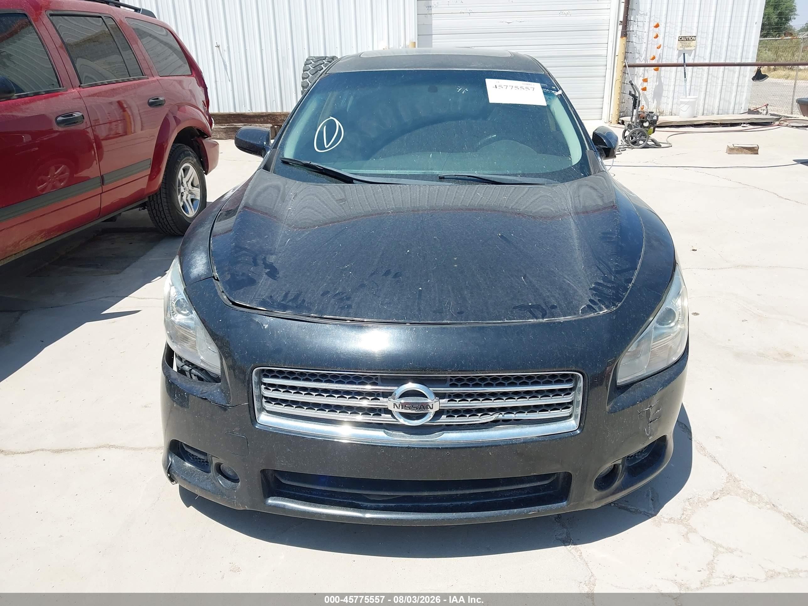 2011 Nissan Maxima 3.5 S Black vin: 1N4AA5APXBC830549