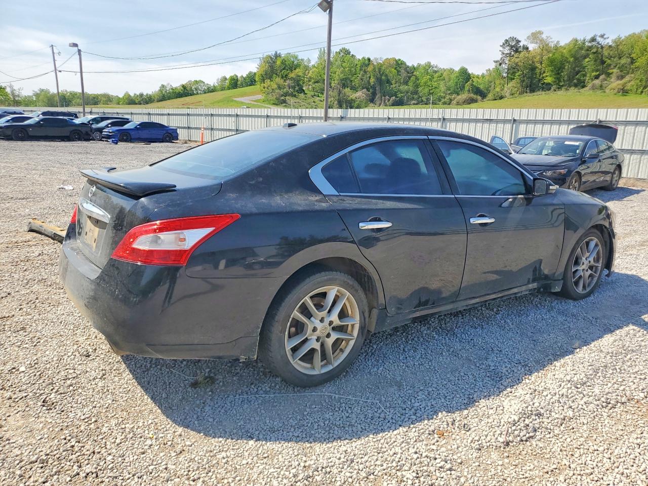 2011 Nissan Maxima 3.5 S Black vin: 1N4AA5APXBC832463