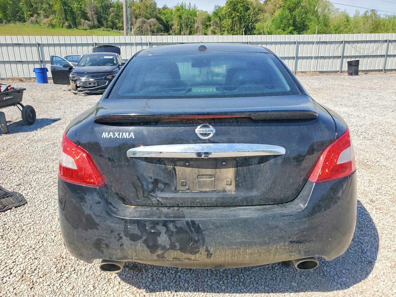 2011 Nissan Maxima 3.5 S Black vin: 1N4AA5APXBC832463