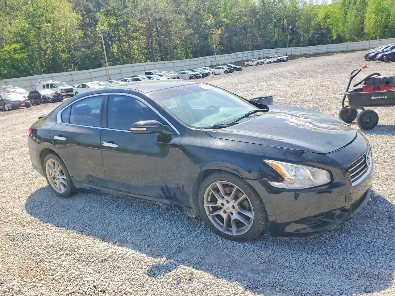 2011 Nissan Maxima 3.5 S Black vin: 1N4AA5APXBC832463