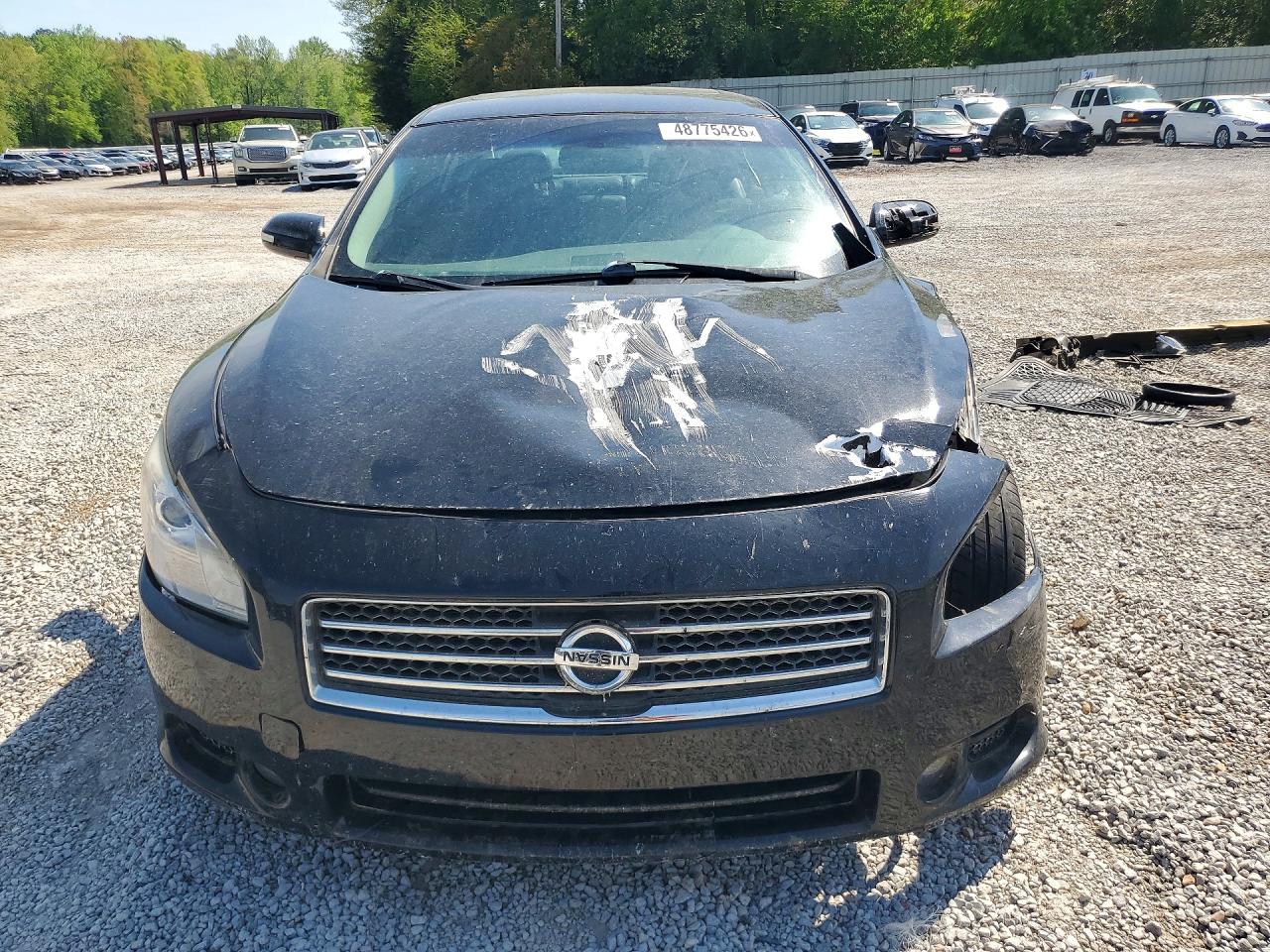 2011 Nissan Maxima 3.5 S Black vin: 1N4AA5APXBC832463