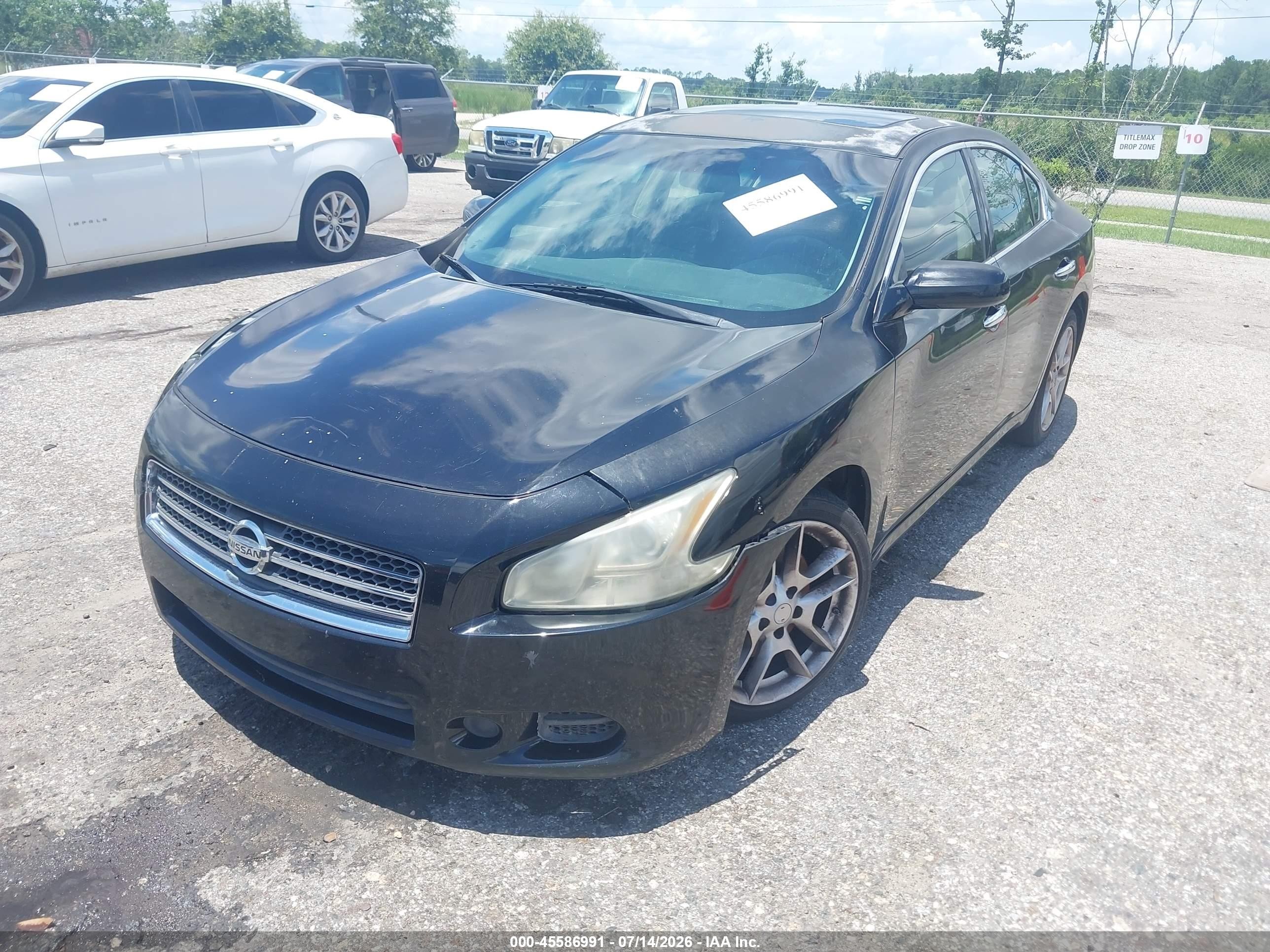 2011 Nissan Maxima 3.5 S Черный vin: 1N4AA5APXBC835766