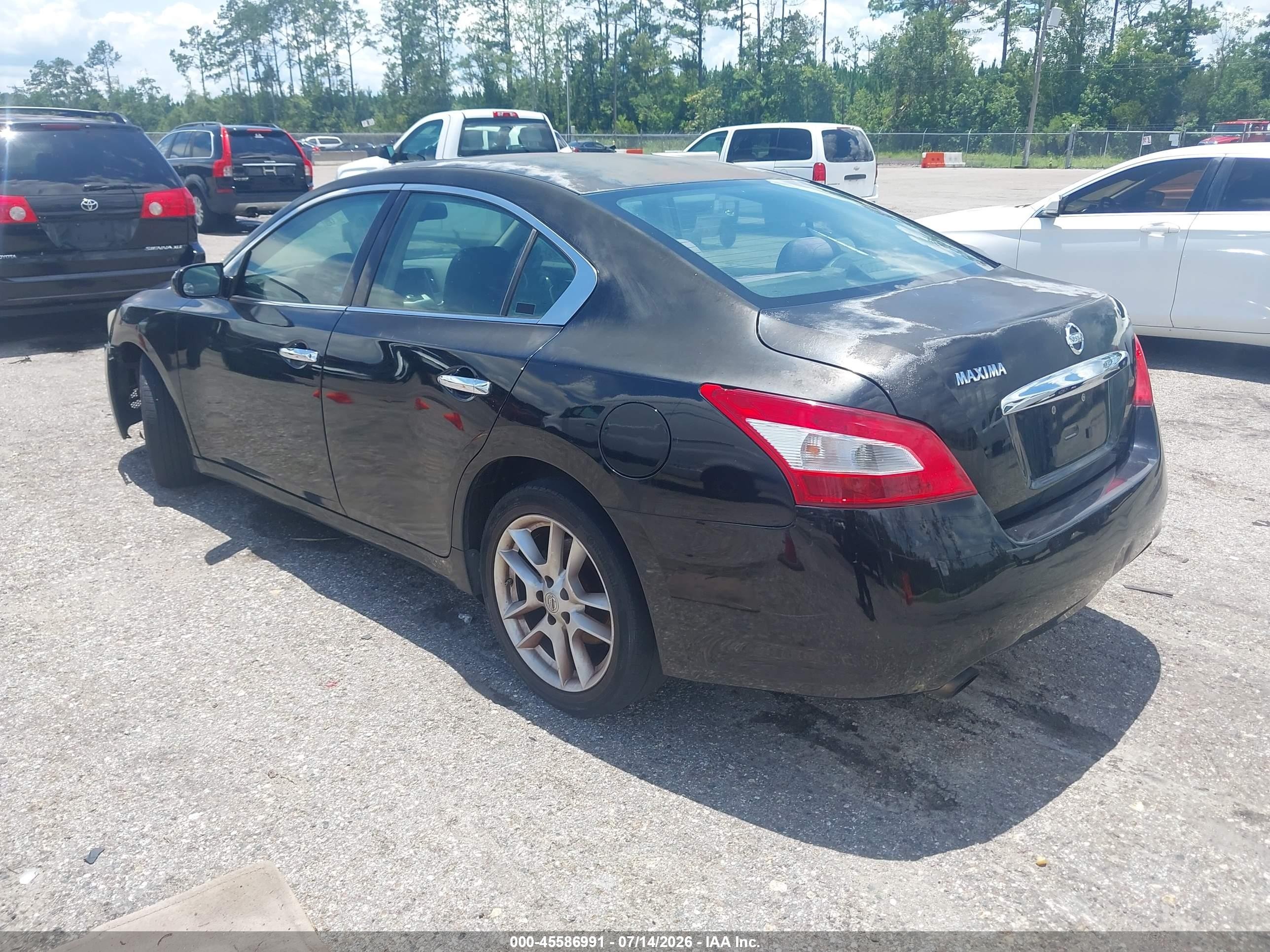 2011 Nissan Maxima 3.5 S Черный vin: 1N4AA5APXBC835766