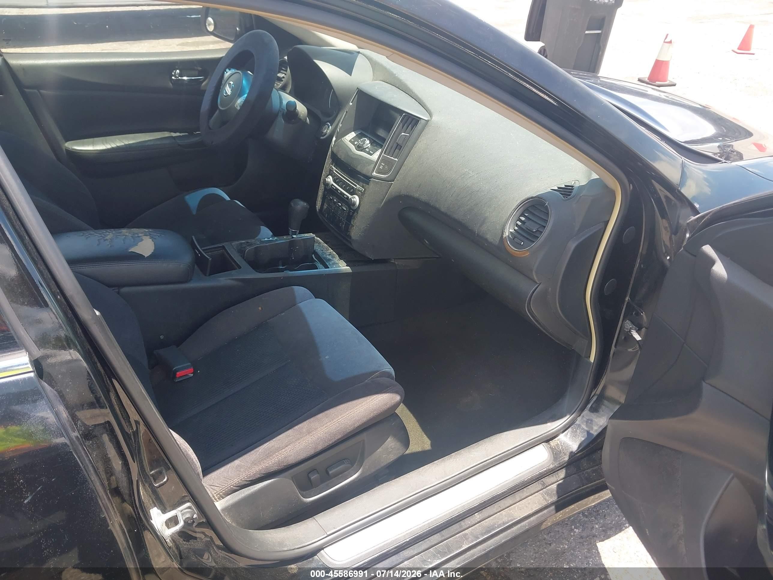 2011 Nissan Maxima 3.5 S Черный vin: 1N4AA5APXBC835766