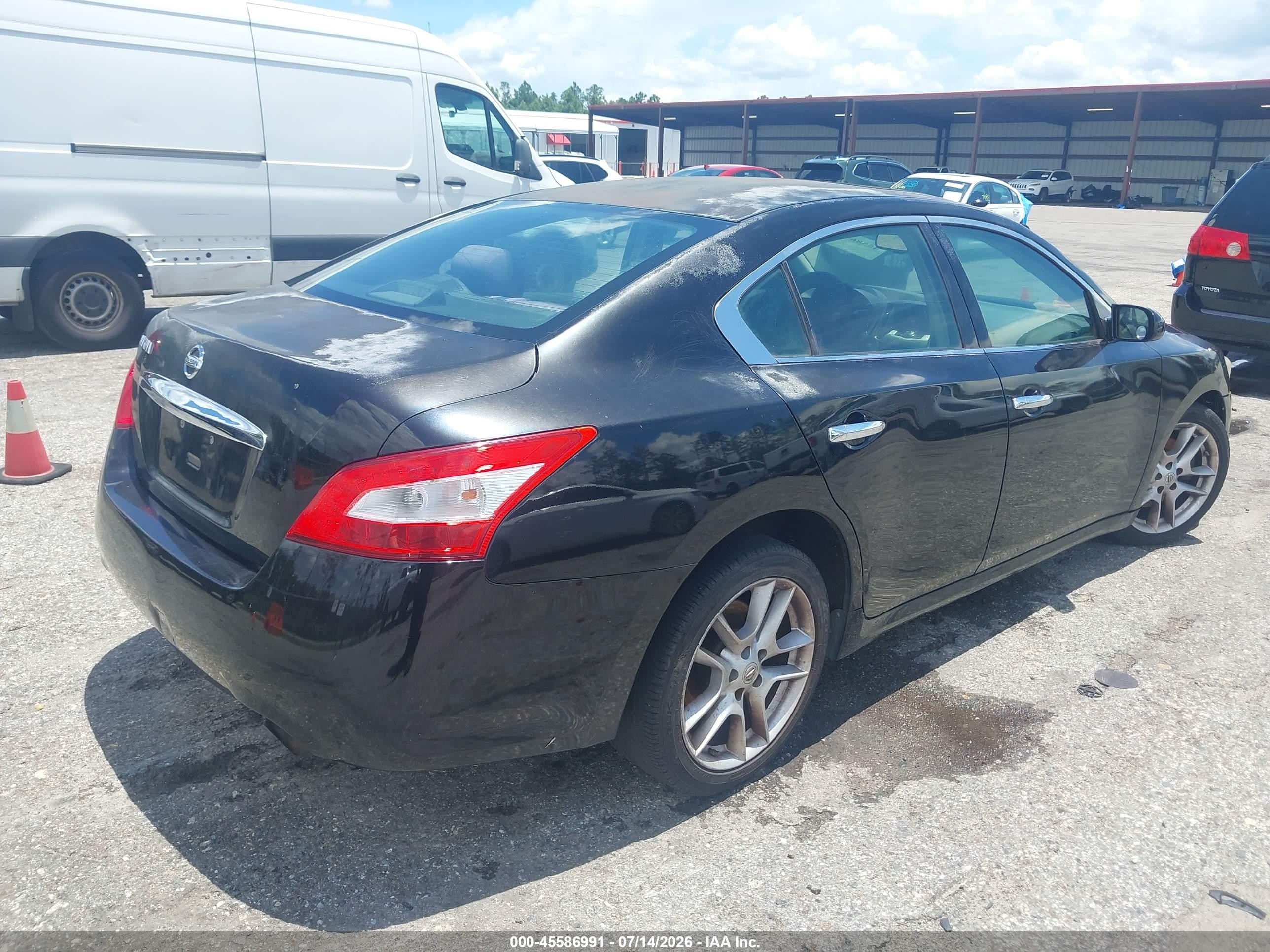 2011 Nissan Maxima 3.5 S Черный vin: 1N4AA5APXBC835766