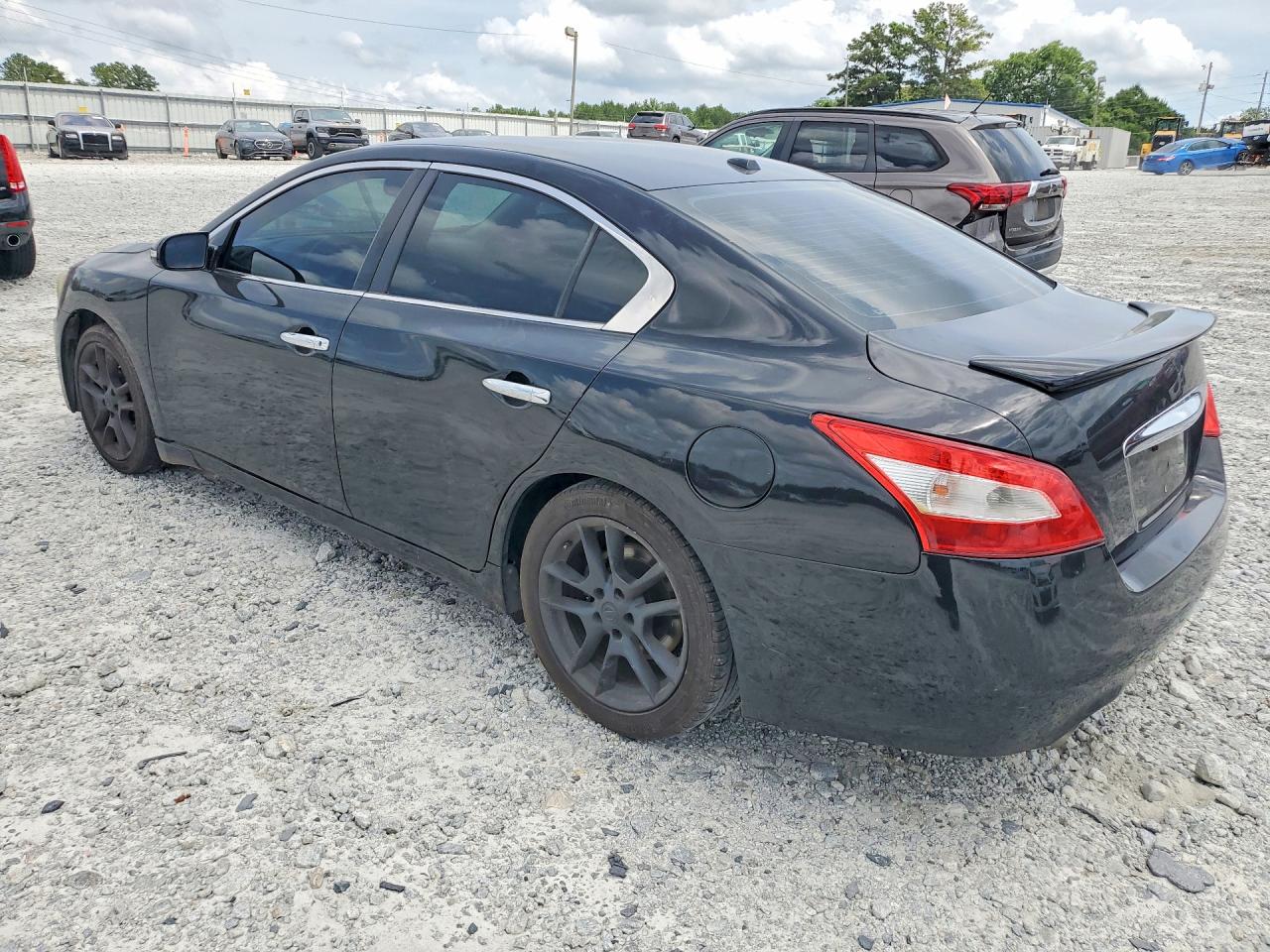 2011 Nissan Maxima 3.5 S Black vin: 1N4AA5APXBC838554