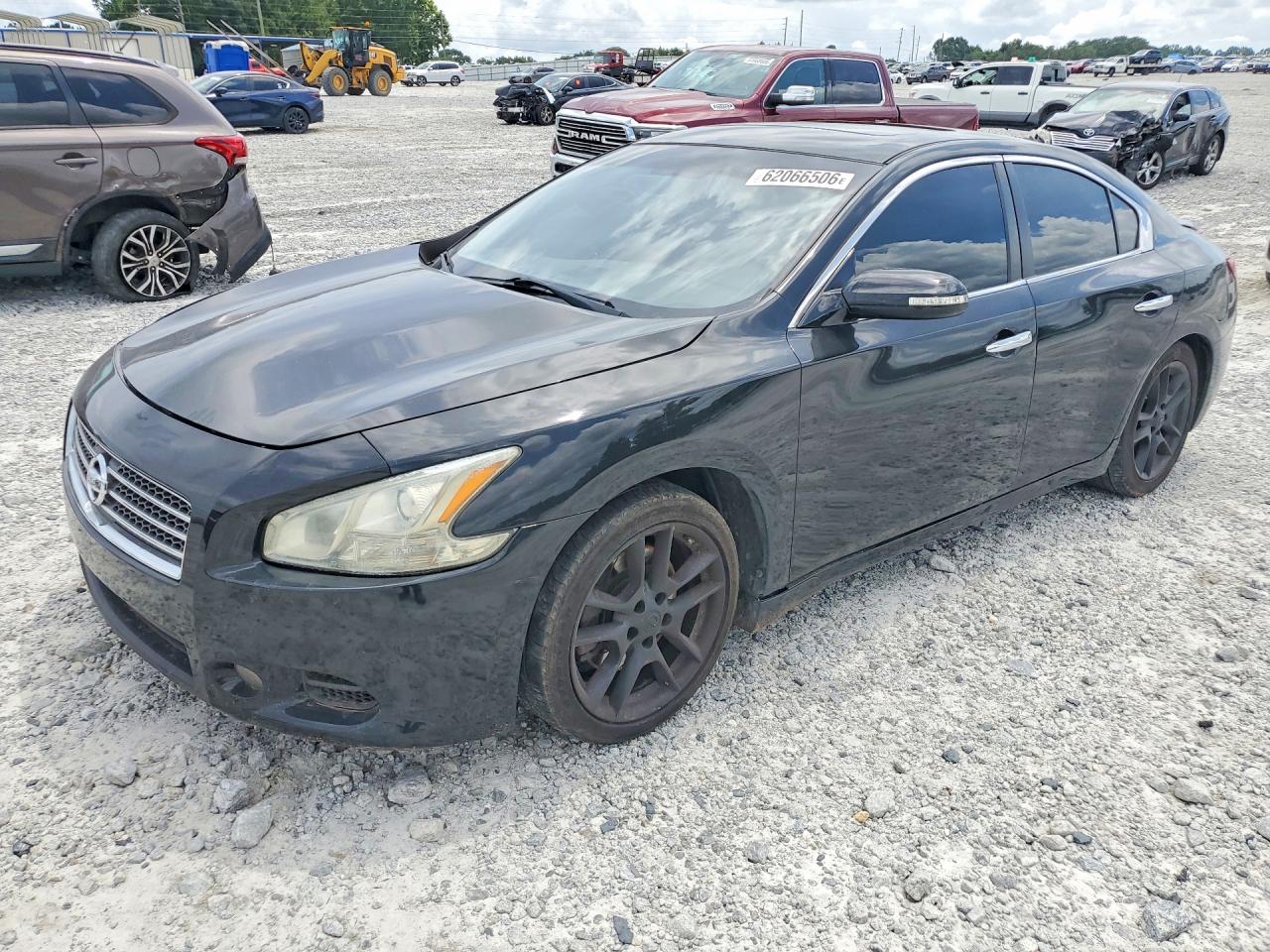 2011 Nissan Maxima 3.5 S Black vin: 1N4AA5APXBC838554